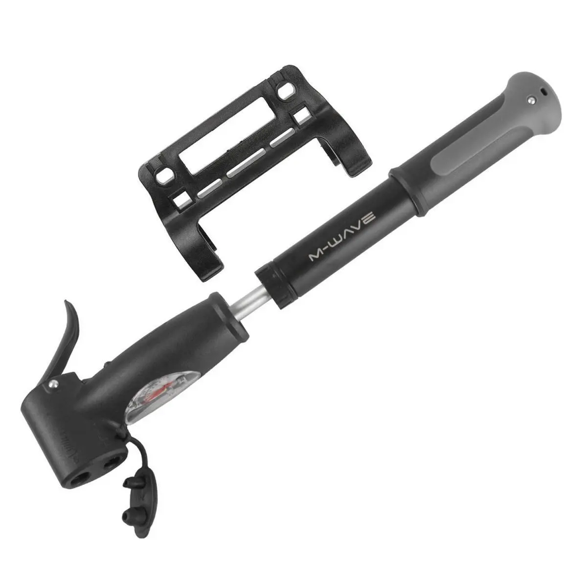 Velo Store - UK Mini universal pump M-Wave 100psi 7 bar | Extra 10% off with Subscription, Postage £16.79 to UK Fedex.