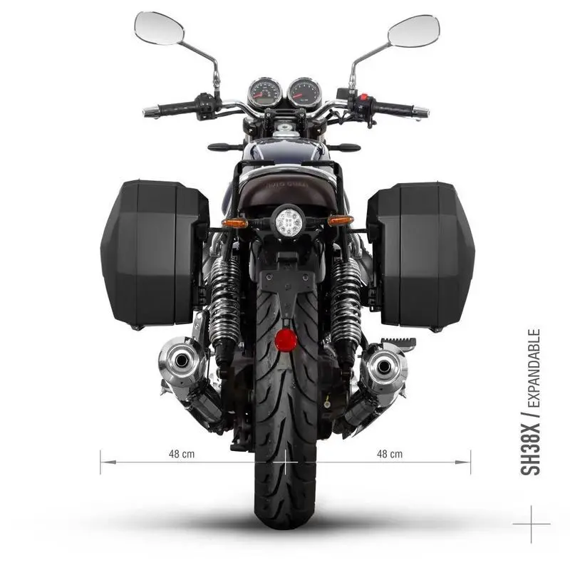 3P-System Seitenkofferhalterung für Motorräder Shad Motoguzi V7 850 Spécial '23