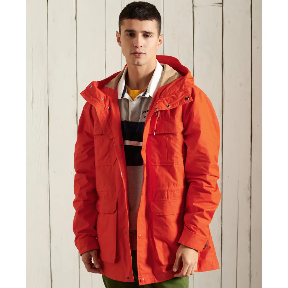 5059046761258 - Mens Mountain Parka Orange - Größe L