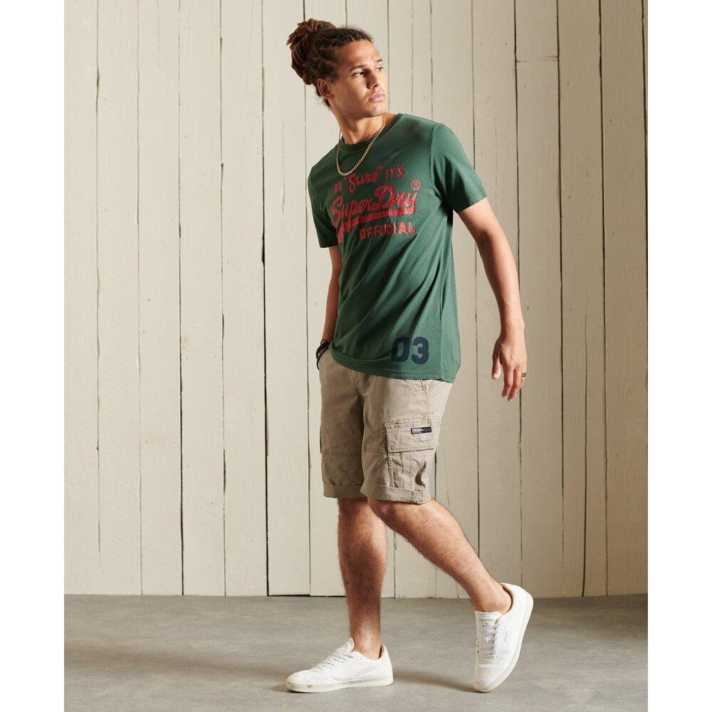 5057847633675 - Mens Vintage Core Cargoshorts aus Bio-Baumwolle Creme - Größe 30