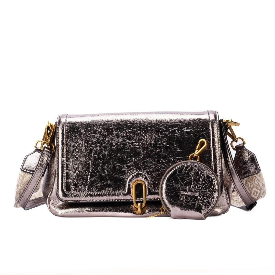 3658541076137 - Umhängetasche mit Klappe für Damen Giulia