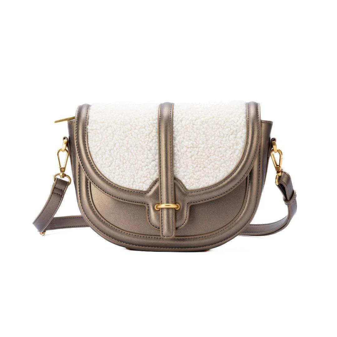 3658541078797 - Umhängetasche mit Klappe für Damen Frisson