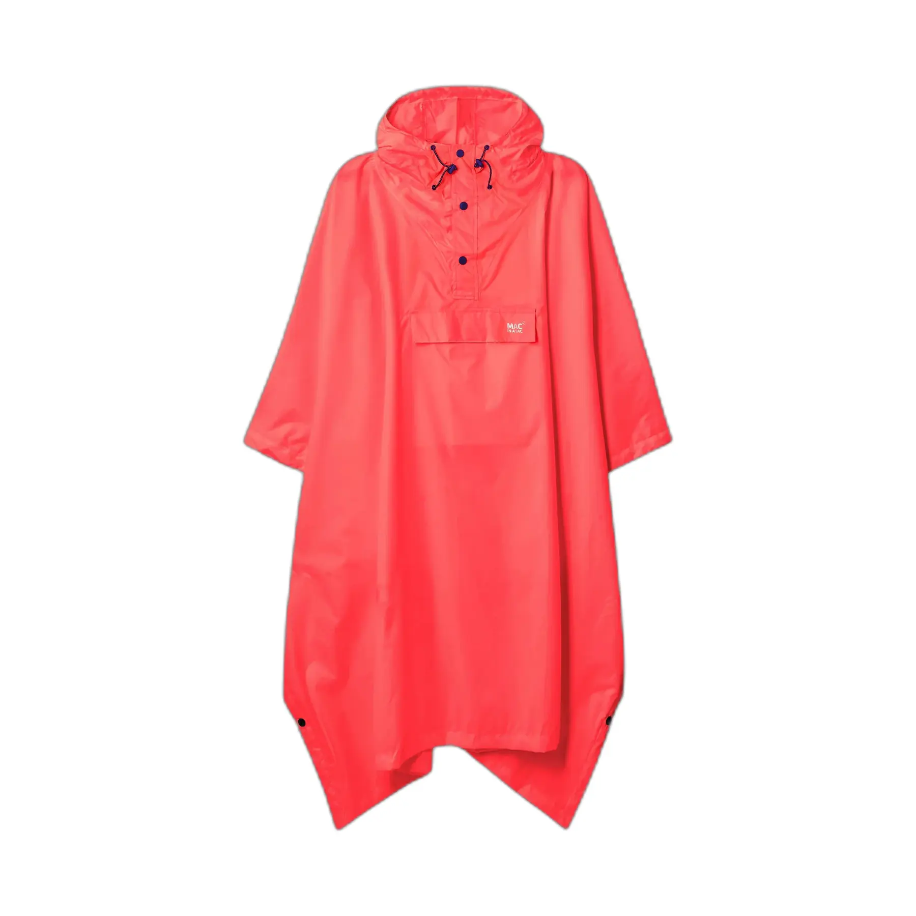 Mac In A Sac Unisex Rose Waterproof Poncho