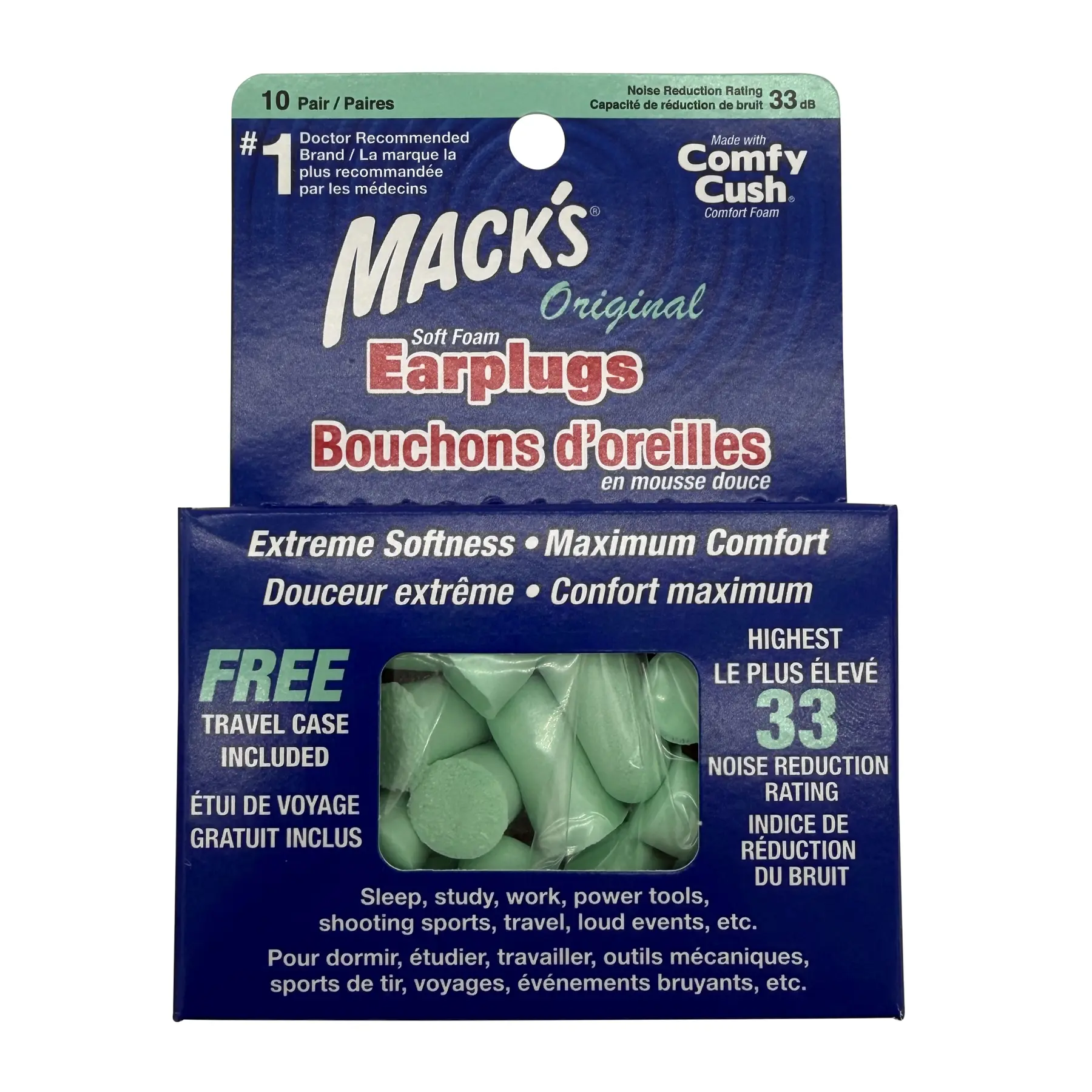 Earplugs Mack's (x10)