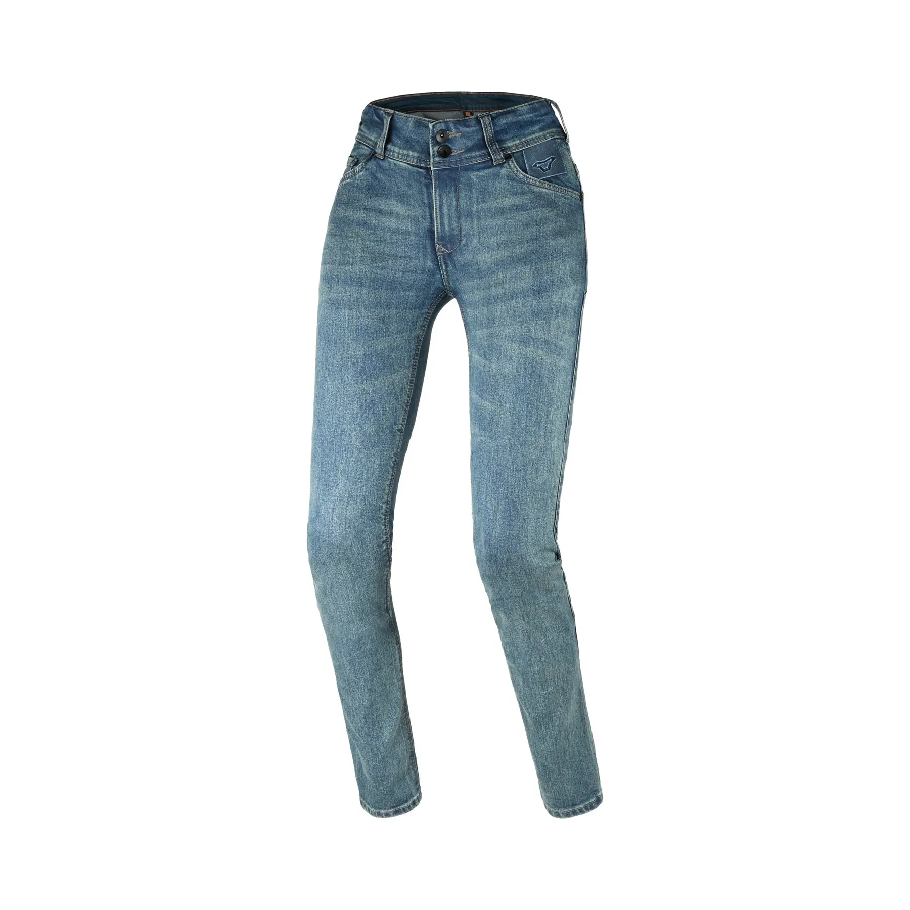 Slim fit moto jeans voor dames Macna Aramon