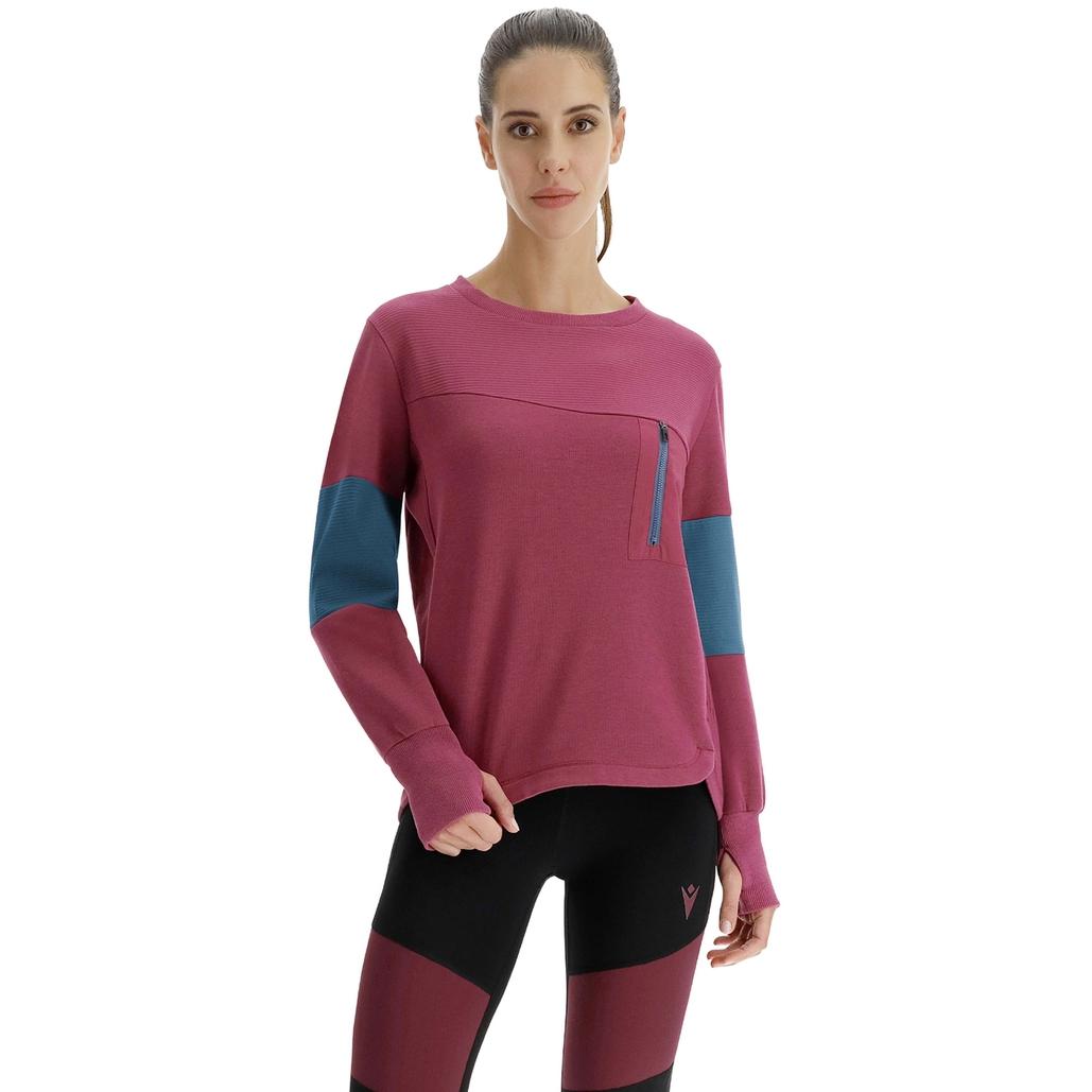 Felpa da donna elasticizzata Macron Athleisure Gedda Light