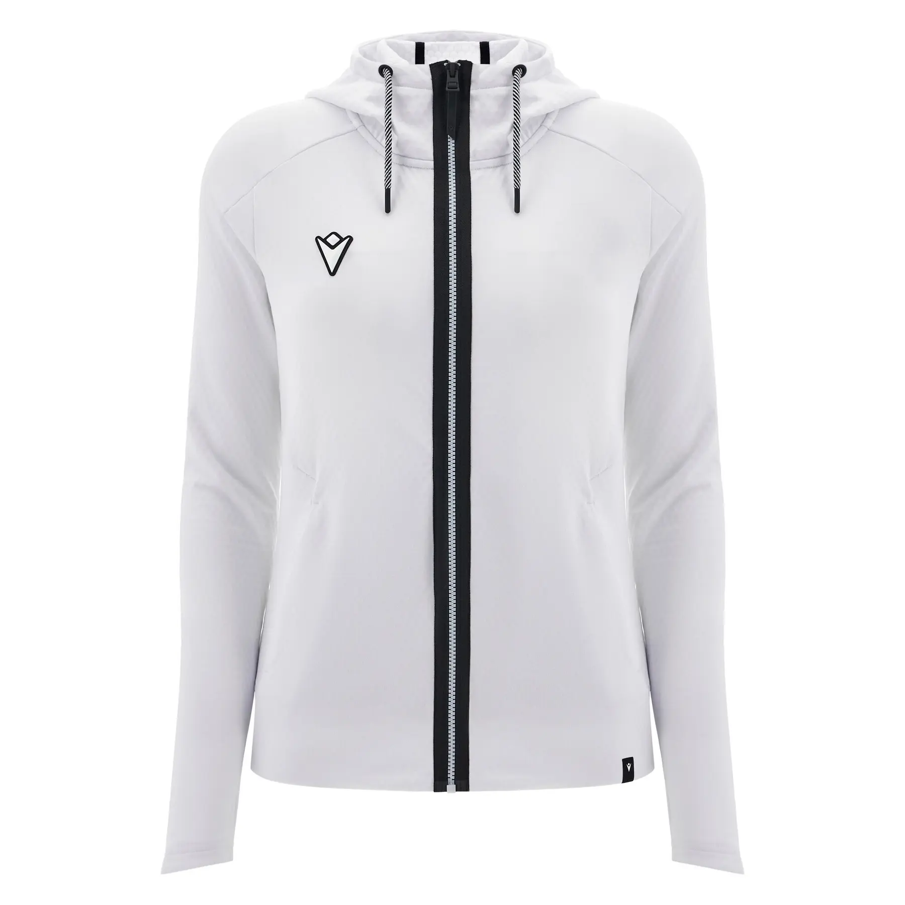 Macron Women's Blanc Hooded Sweatshirt Kitilla 3D