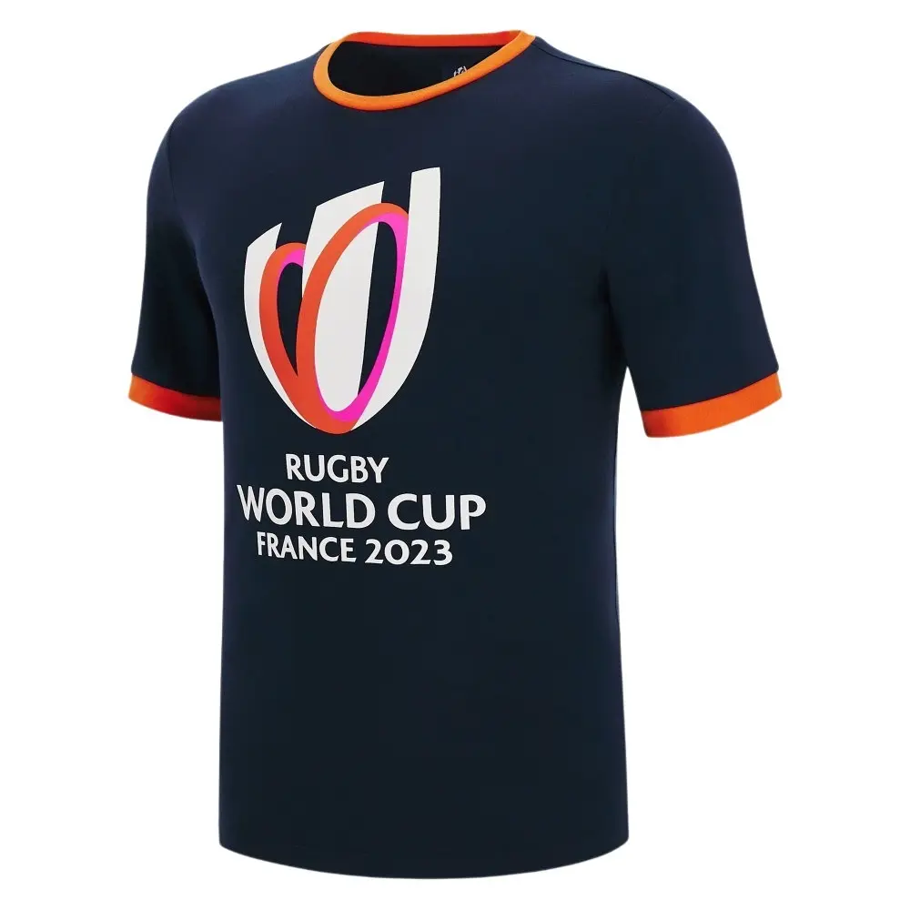 T-shirt polycoton Macron RWC France 2023