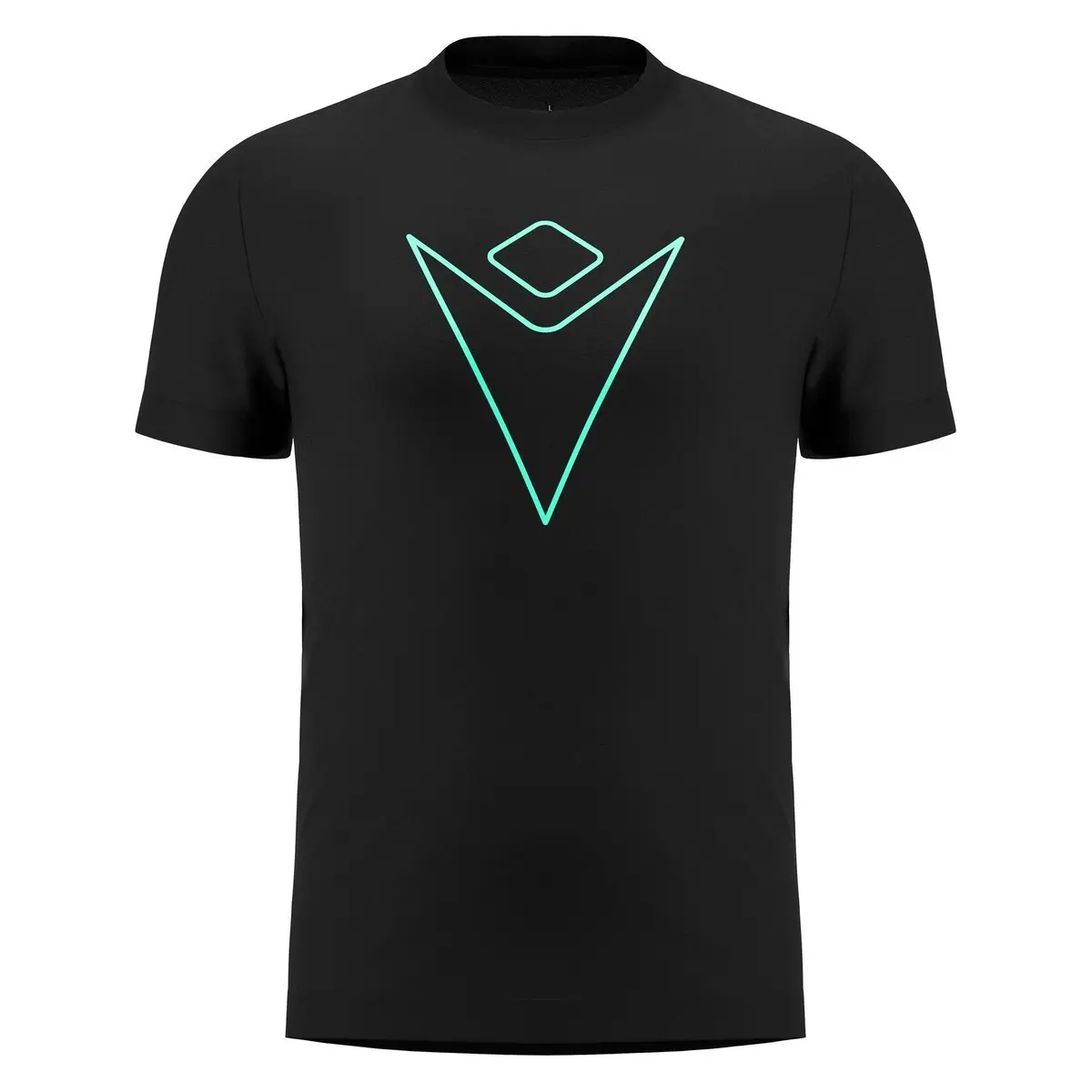 Rundhals-T-Shirt mit Rippenstruktur Gadreel Eco Hero - Noir - male - Size: 4XL