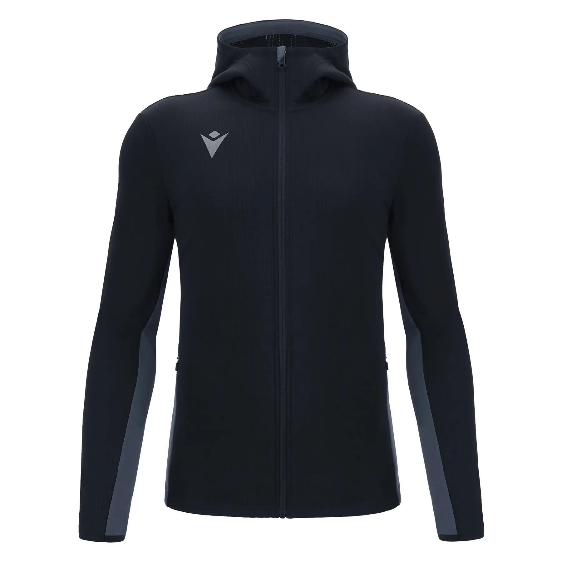 Felpa con cappuccio con zip intera Macron Success 3D