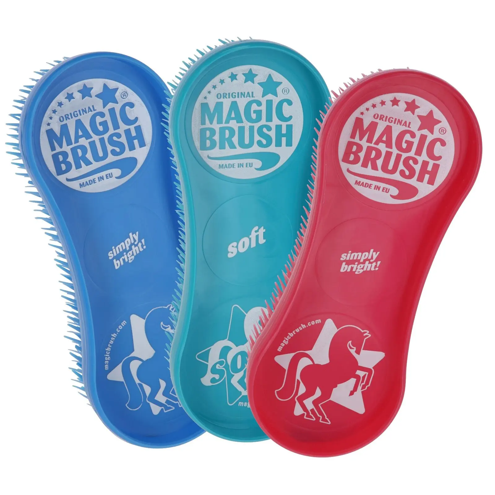 Comparer les prix de Brosse pour cheval MagicBrush JellyFish (x3)