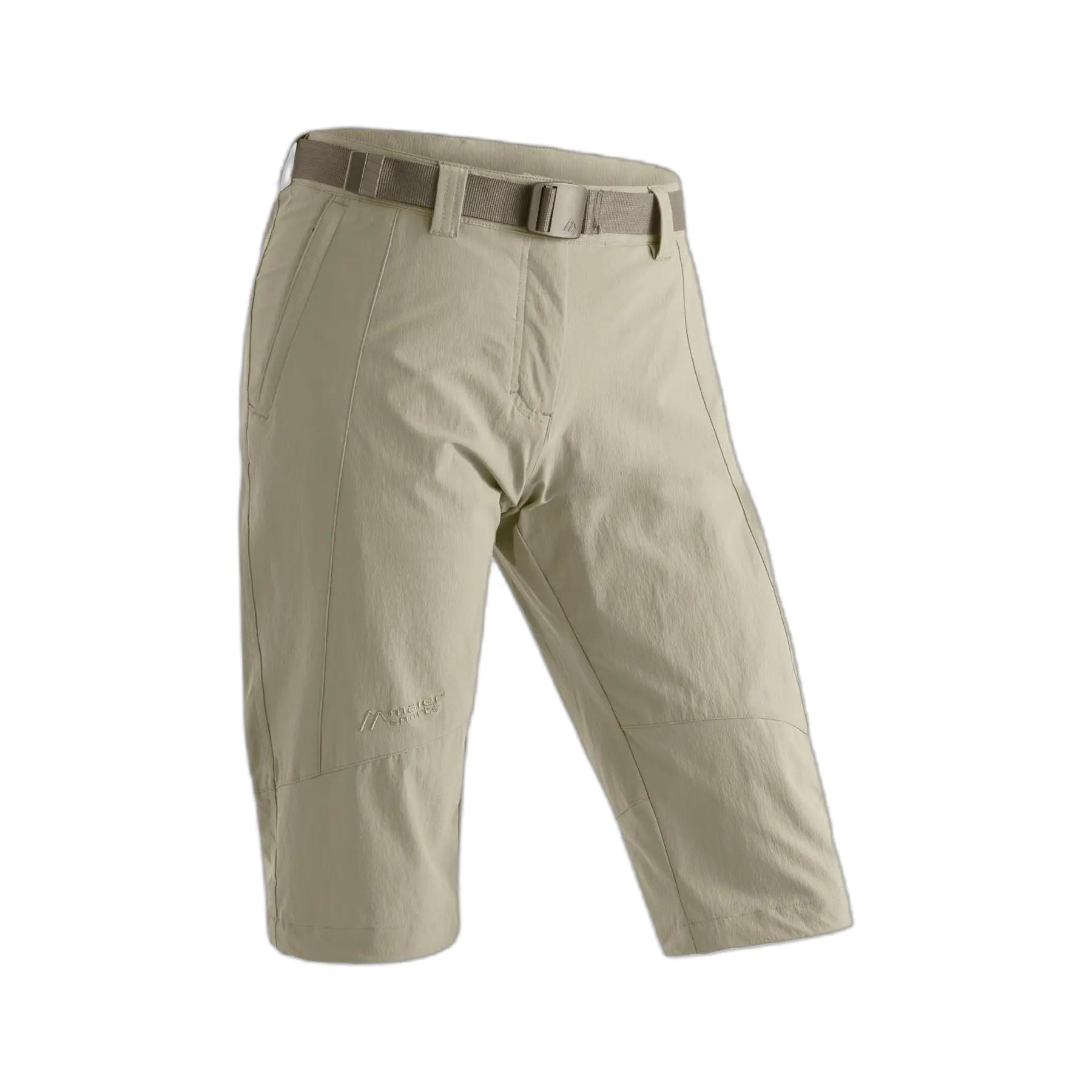 Maier Sports Women's Beige 3/4 Trousers Kluane