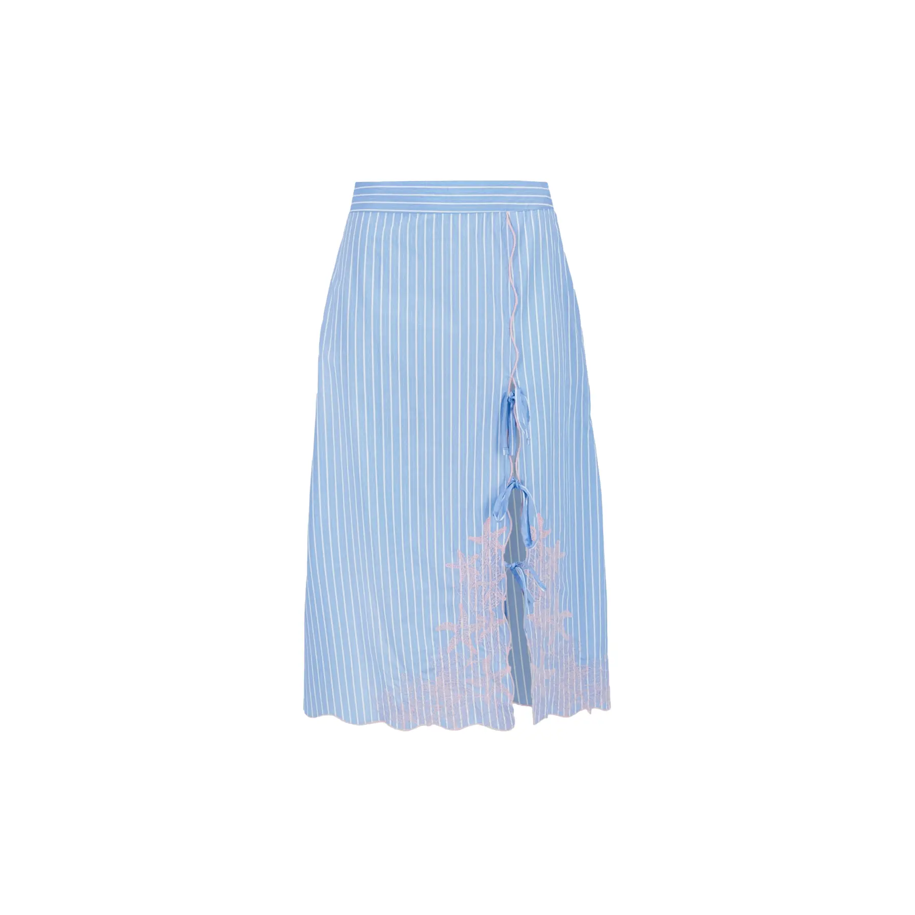 Gonna in cotone e lino donna  Melingue Seashell