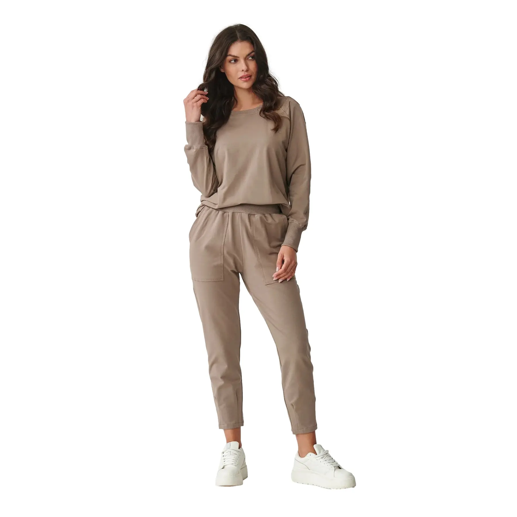 Completo felpa e pantaloni da jogging donna