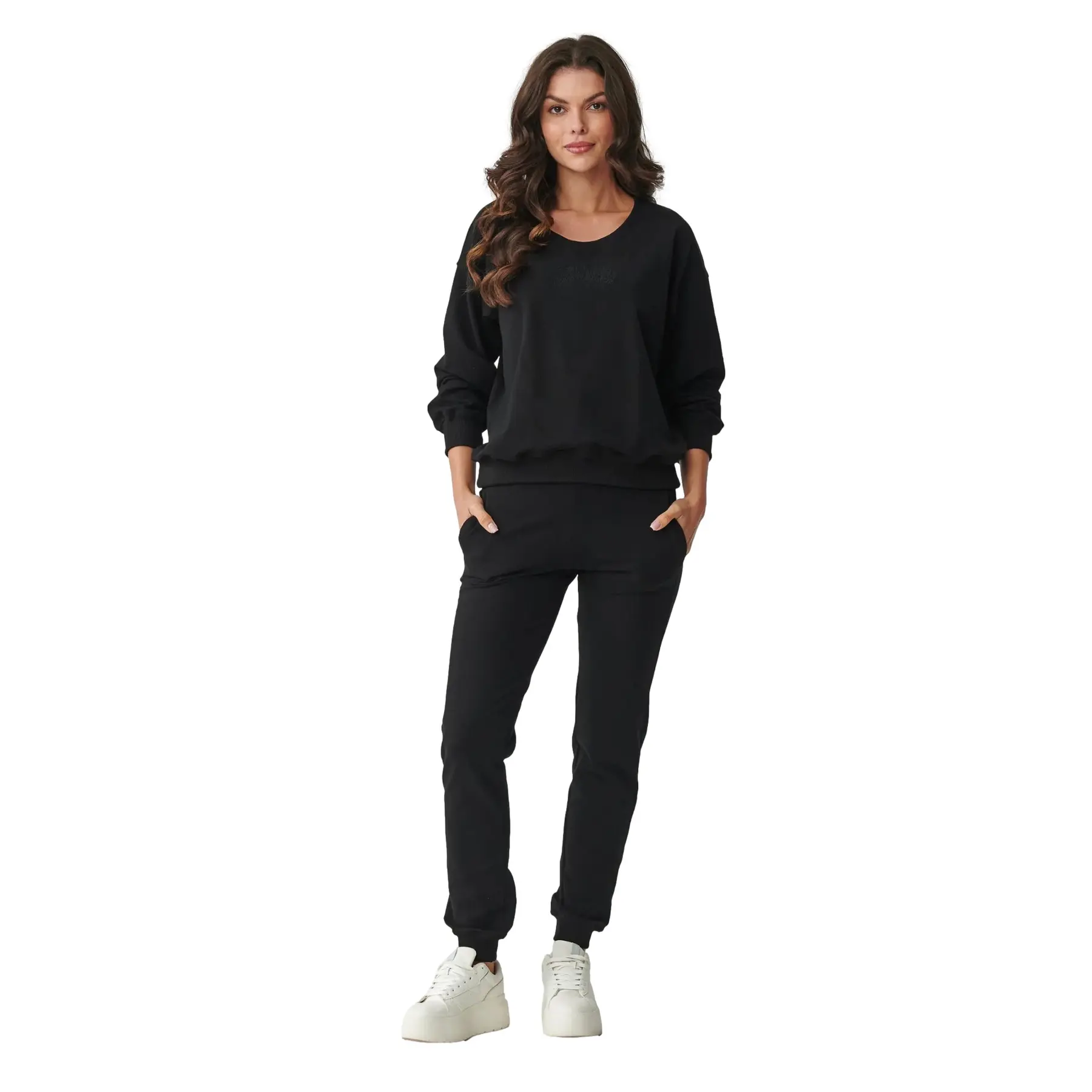 Completo felpa e pantaloni da jogging donna
