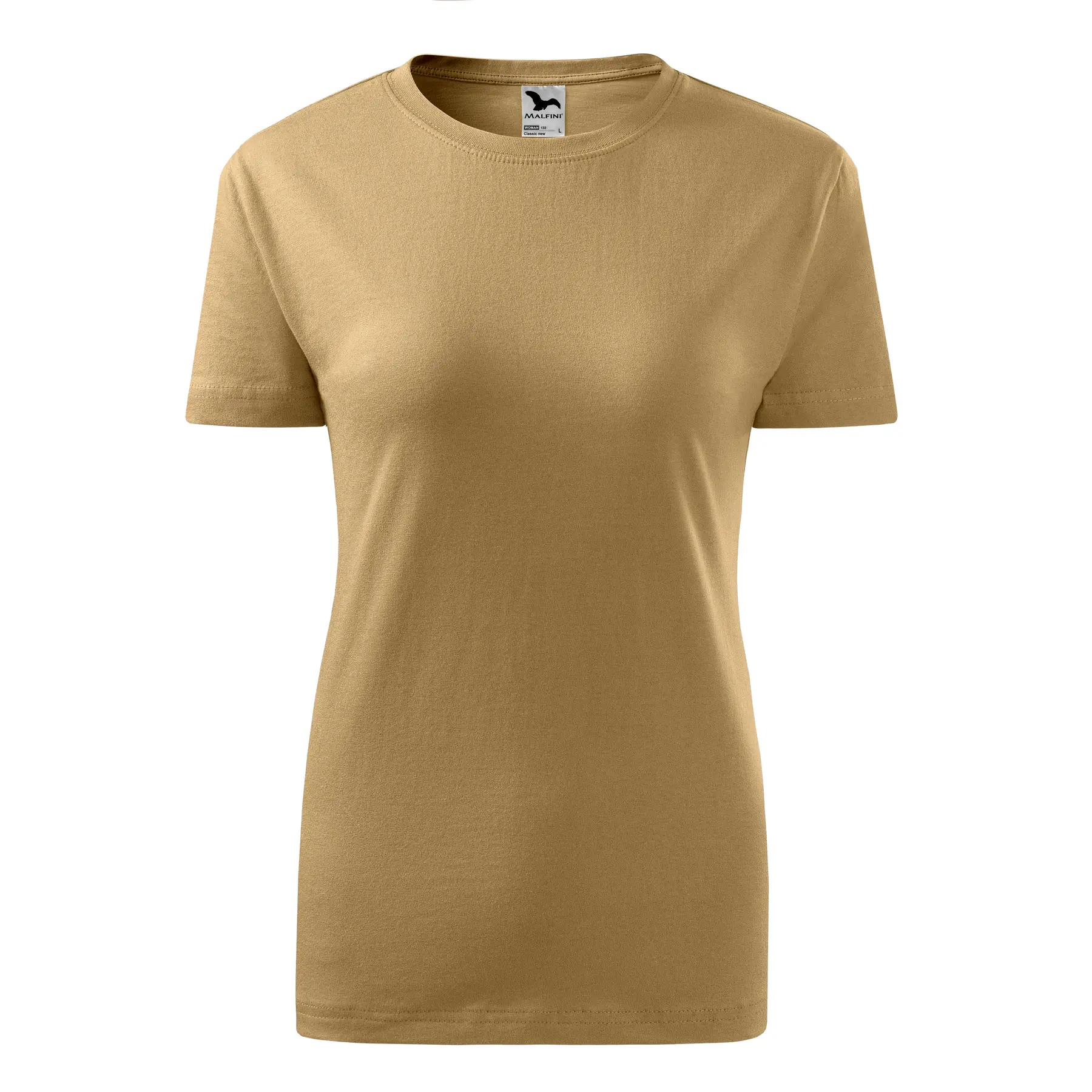 Malfini Women's Beige T-Shirt Classic New 133