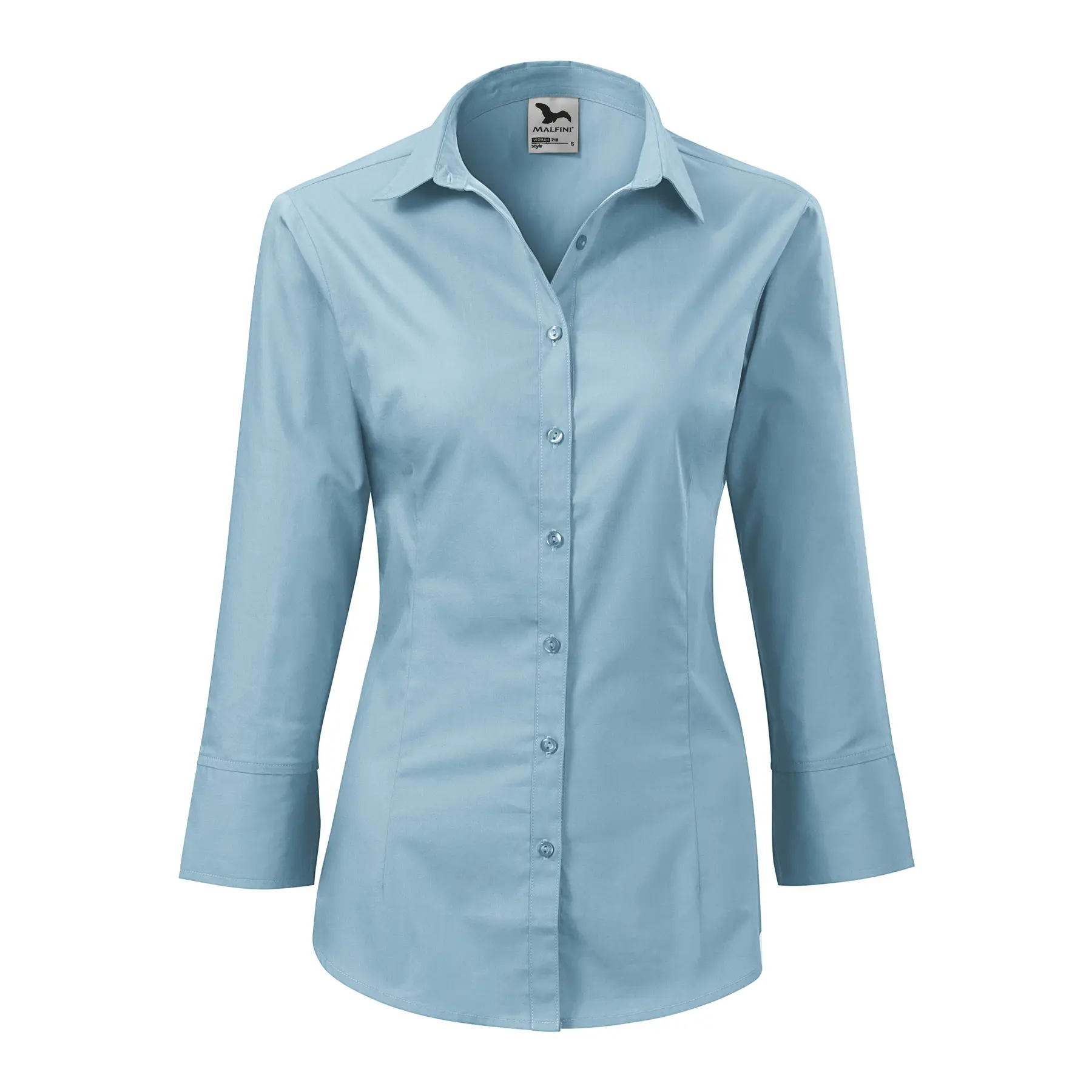 Langarm-Bluse Damen Malfini Style 218