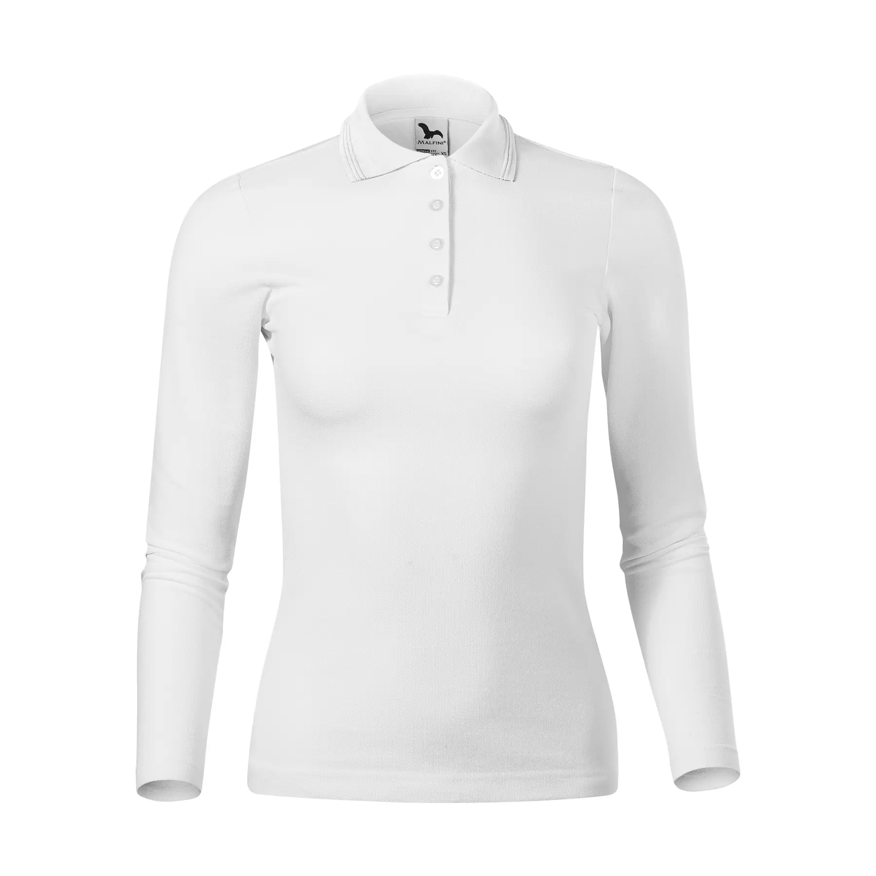 Polo a maniche lunghe in piqué donna  231