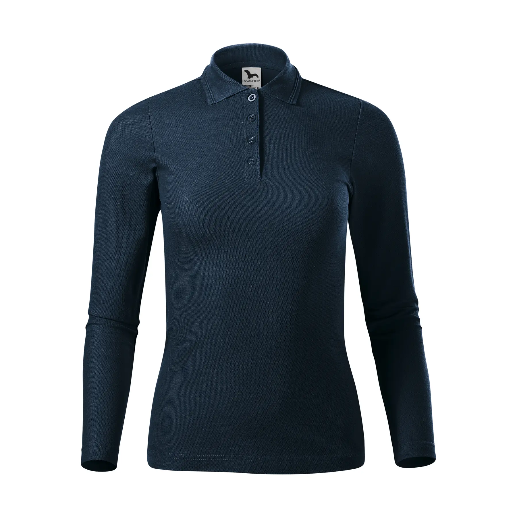 Polo a maniche lunghe in piqué donna  231