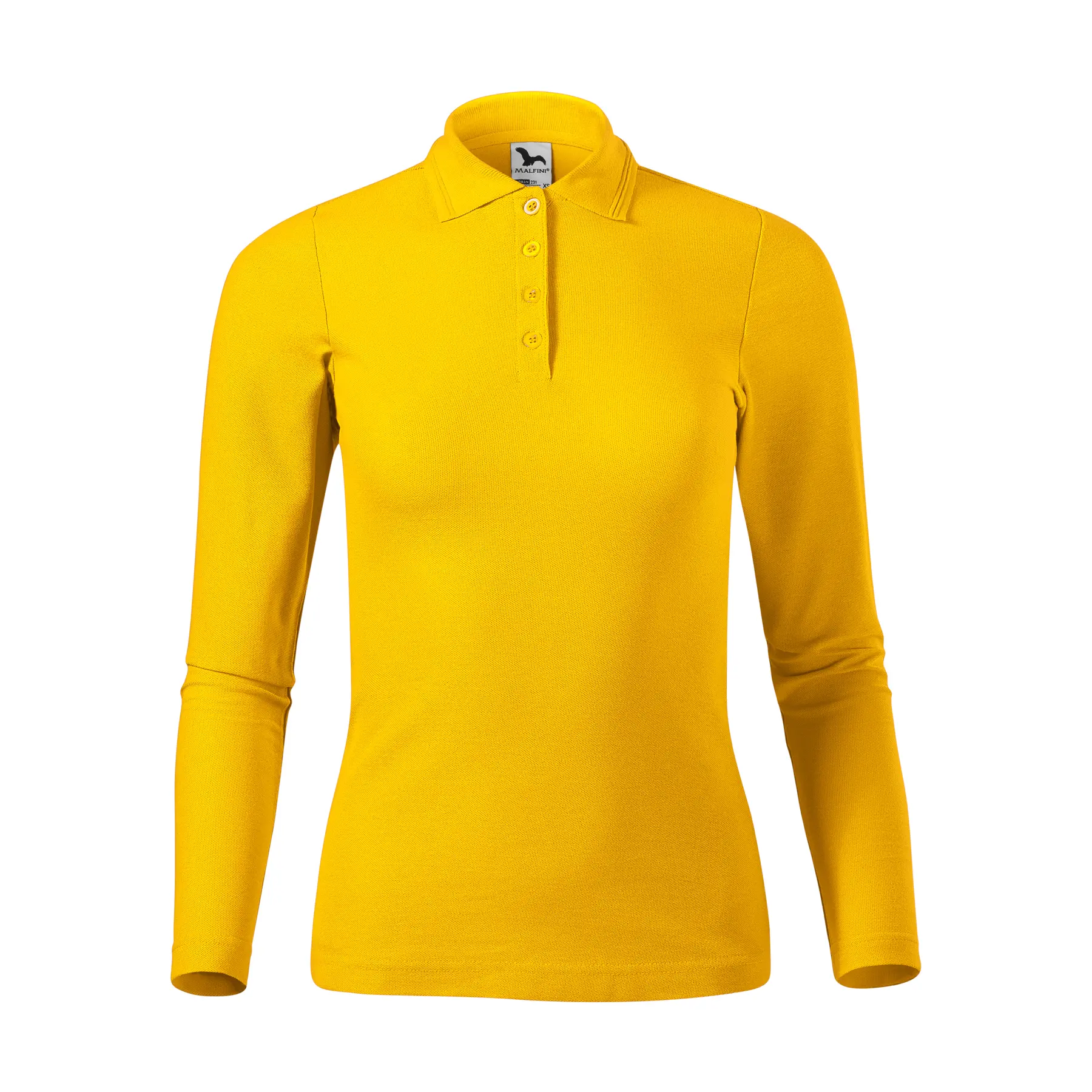 Polo a maniche lunghe in piqué donna  231