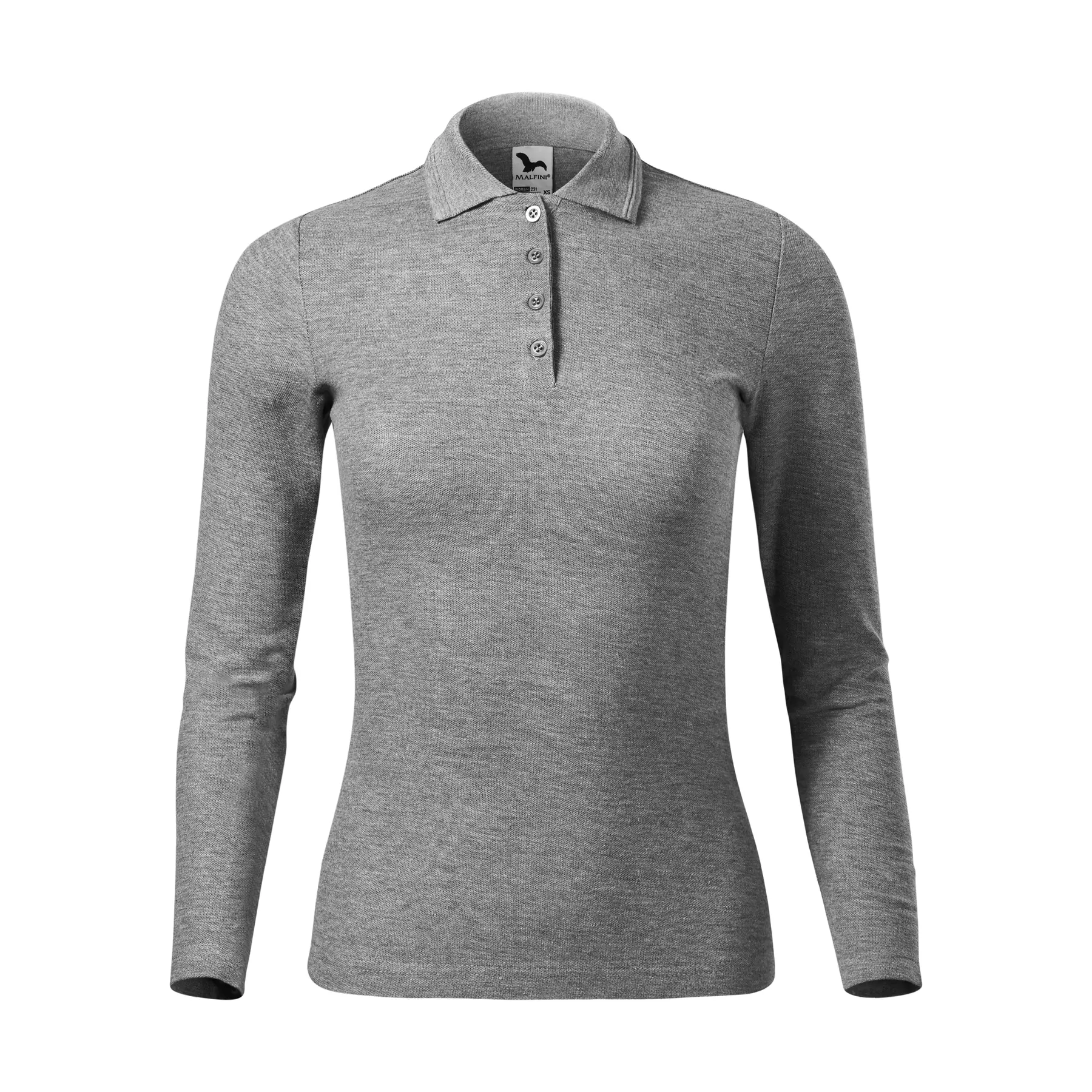 Polo a maniche lunghe in piqué donna  231