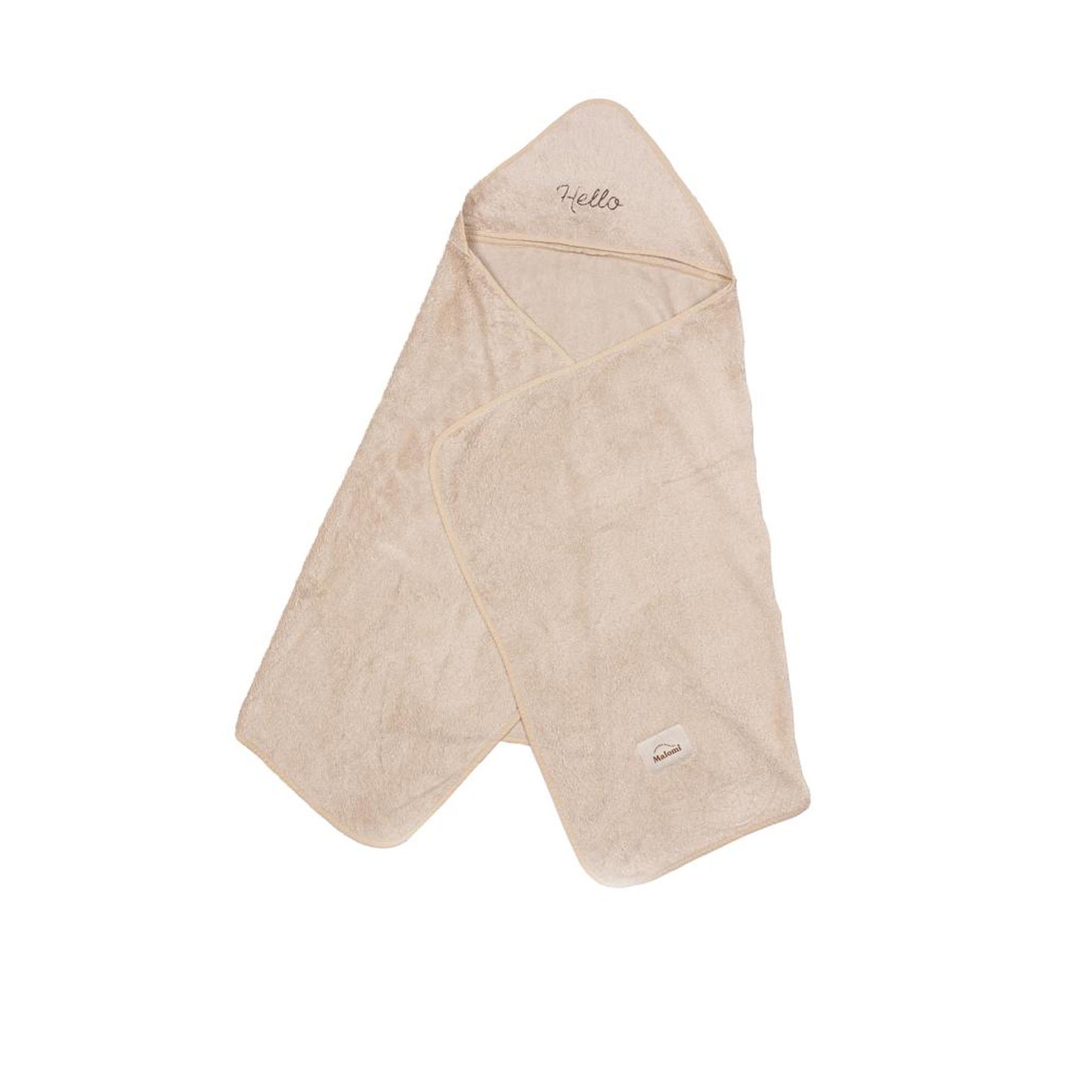 5903716459146 - Bambus-Kapuzenhandtuch für Kinder Hello