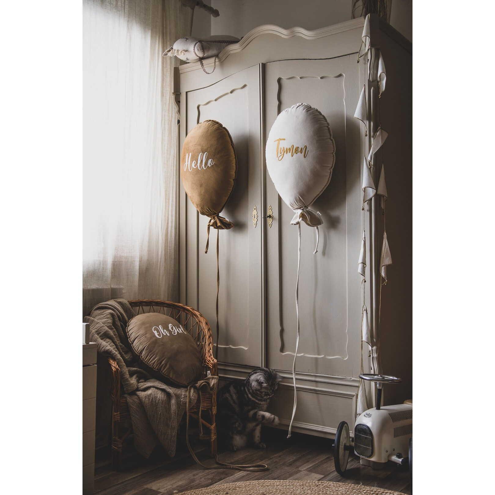 5904459305615 - Ballonkissen Delux Oh Girl Graphite