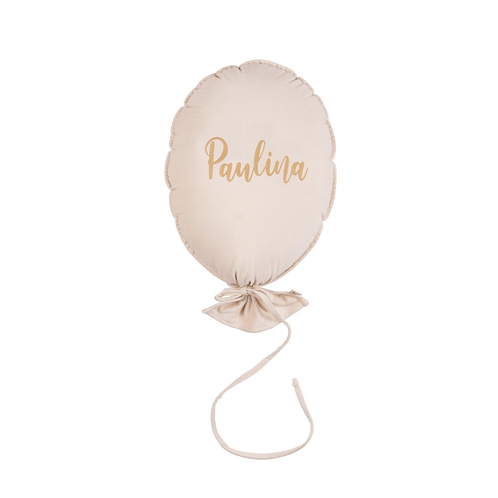 5904461305665 - Personalisierbares Deluxe-Vanillecreme-Ballonkissen Malomi Kids