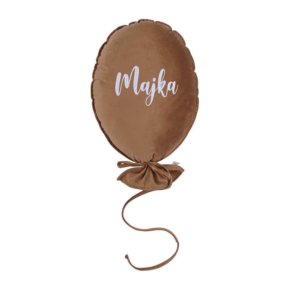 5904461305856 - Personalisierte Deluxe-Integrationsballon Kissen in Goldbronze Malomi Kids