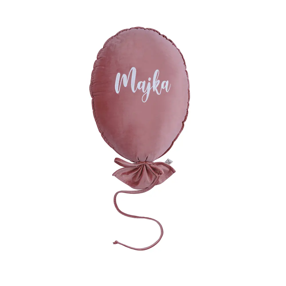 5904461306259 - Personalisierter Deluxe Ballonkissen in Blush-Rosa Malomi Kids