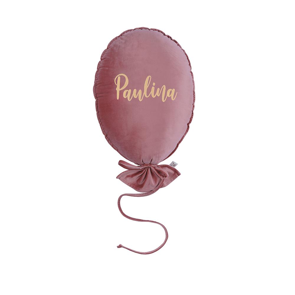 5904461306266 - Personalisierter Deluxe Ballonkissen in Blush-Rosa Malomi Kids