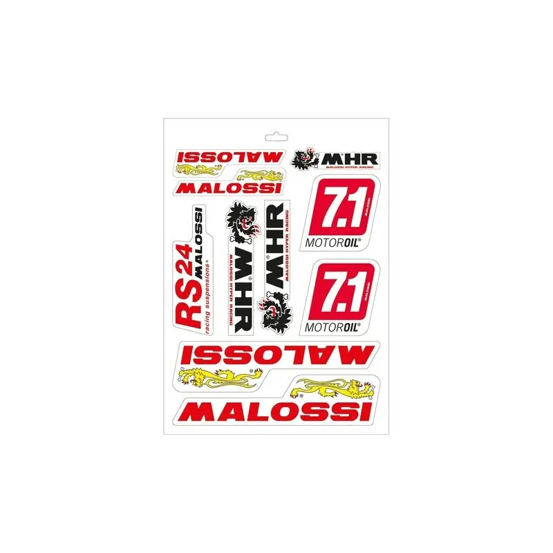 Sortierte Aufkleber Malossi
