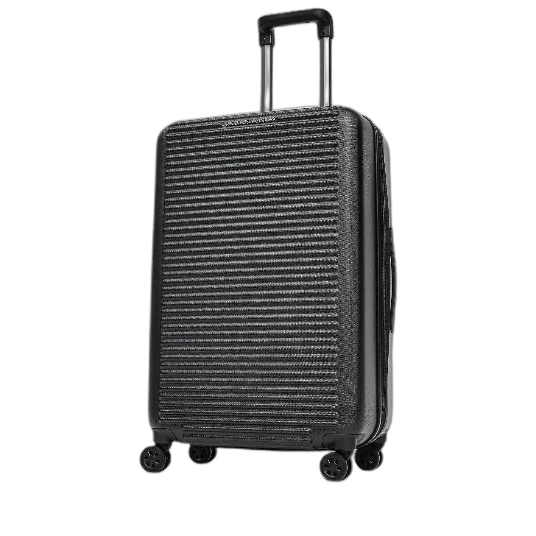 Mandarina Duck Unisex Noir Medium Expandable Trolley Bag Tank