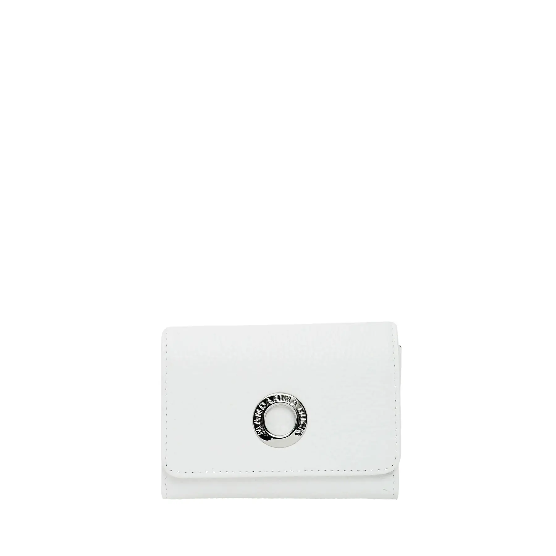 Mandarina Duck Women's Blanc Hot-Stamped Logo Wallet For