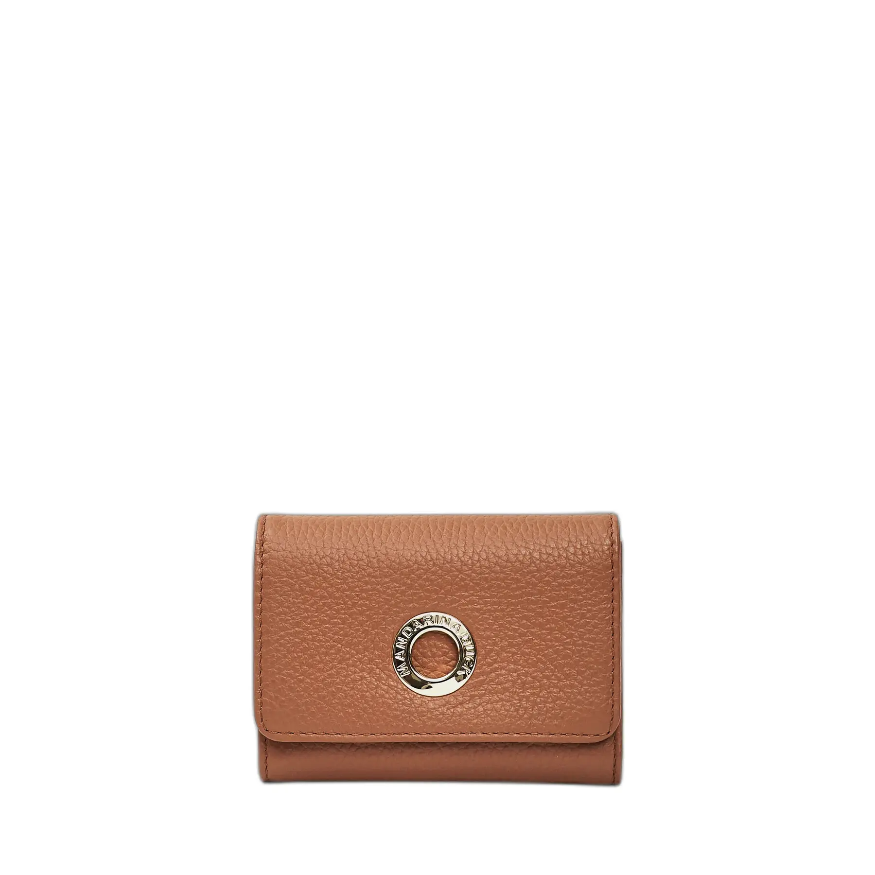 Mandarina Duck Women's Marron Hot-Stamped Logo Wallet For