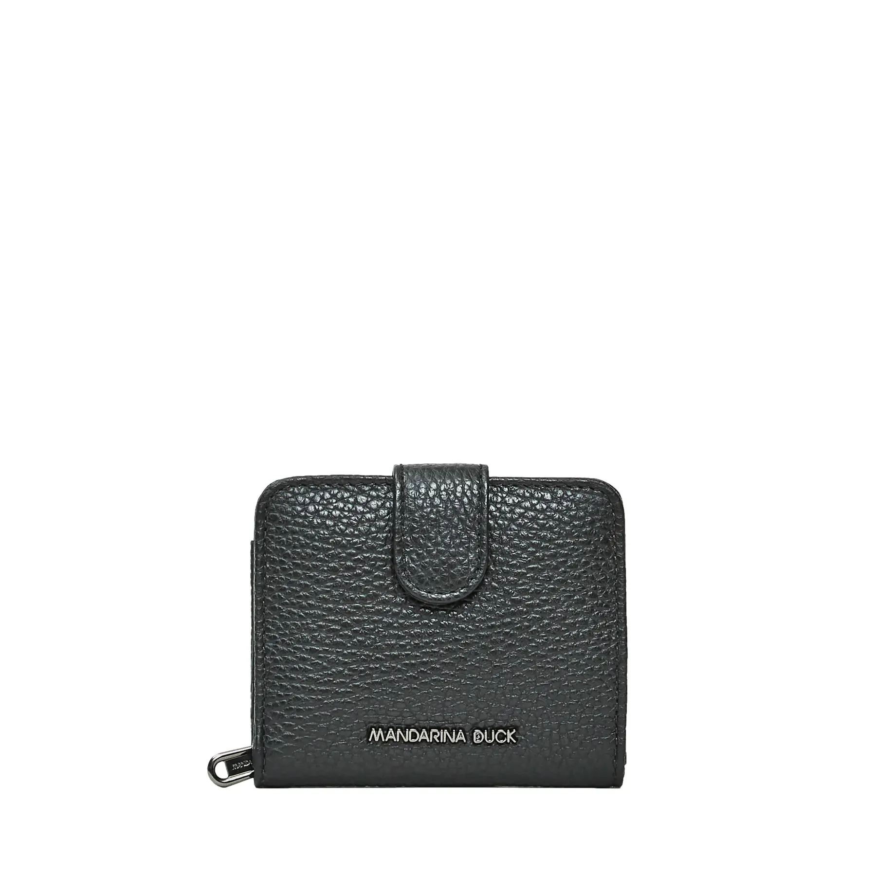 Mandarina Duck Women's Noir Leather Wallet For Mellow 8X10x2 Cm