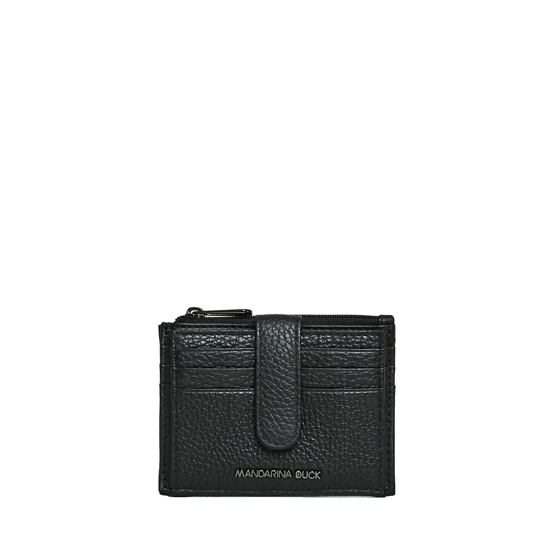 Mandarina Duck Women's Noir Leather Wallet For Mellow 9X11x2 Cm