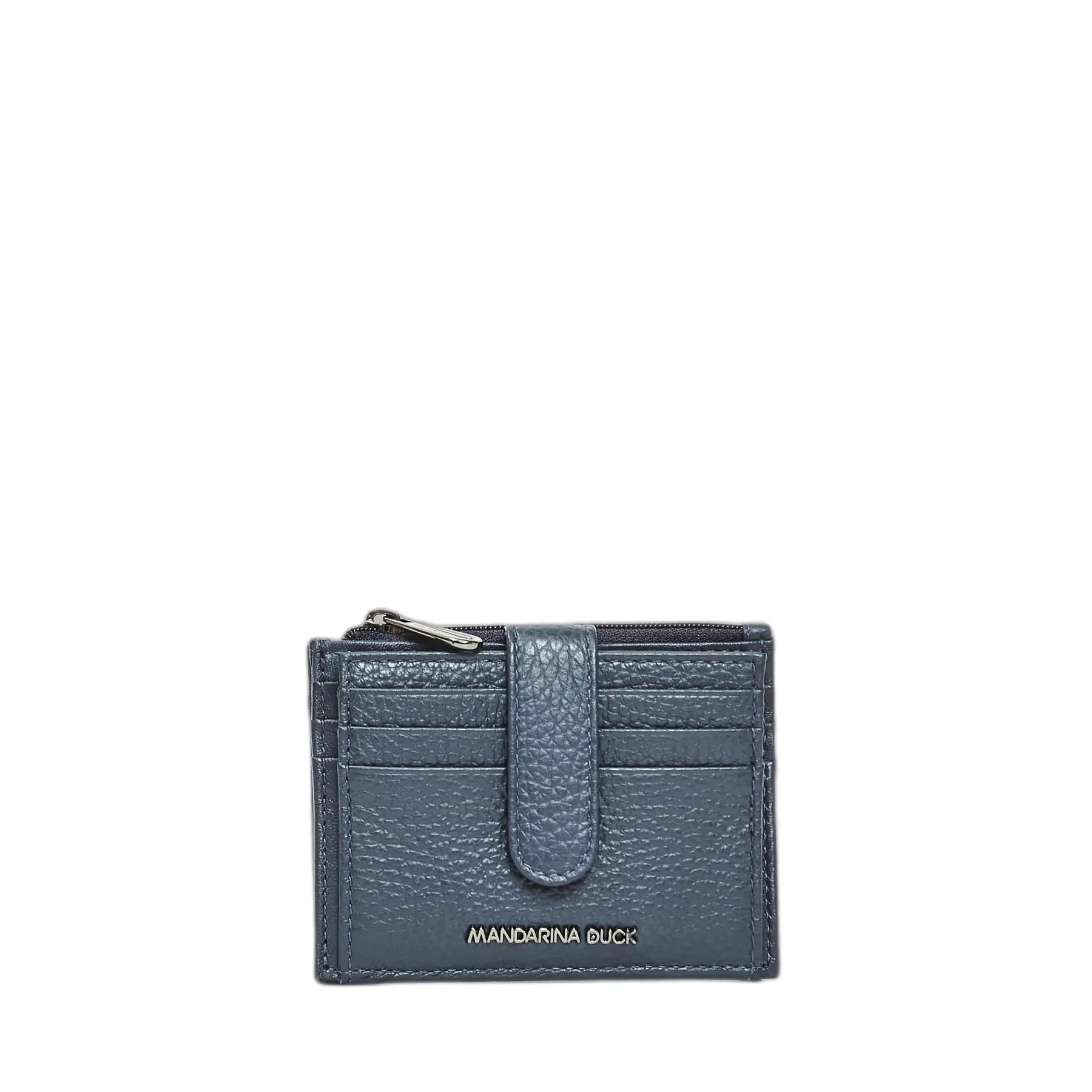 Mandarina Duck Women's Bleu Leather Press-Stud Fastening Wallet