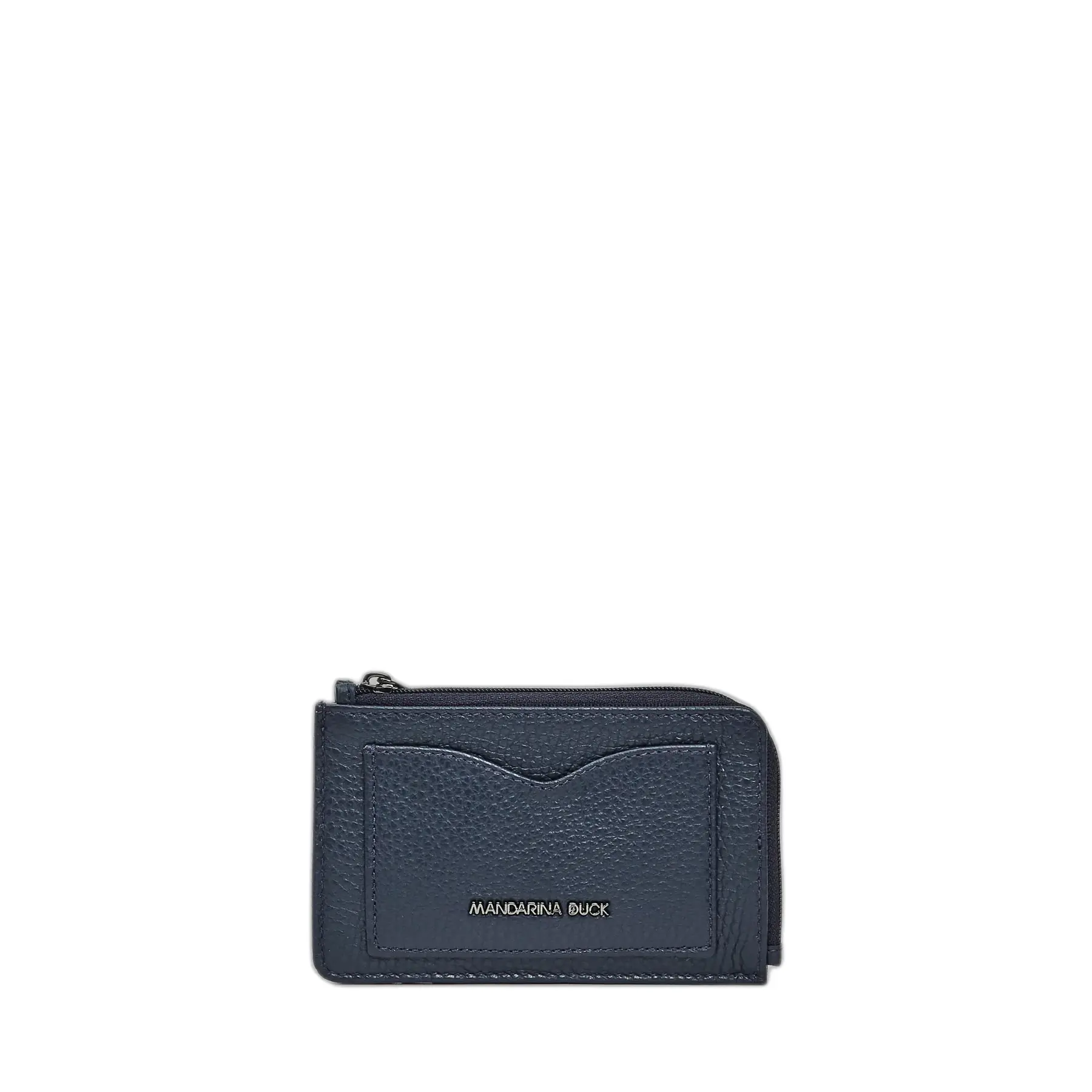 Mandarina Duck Unisex Bleu Soft Leather Card Holder