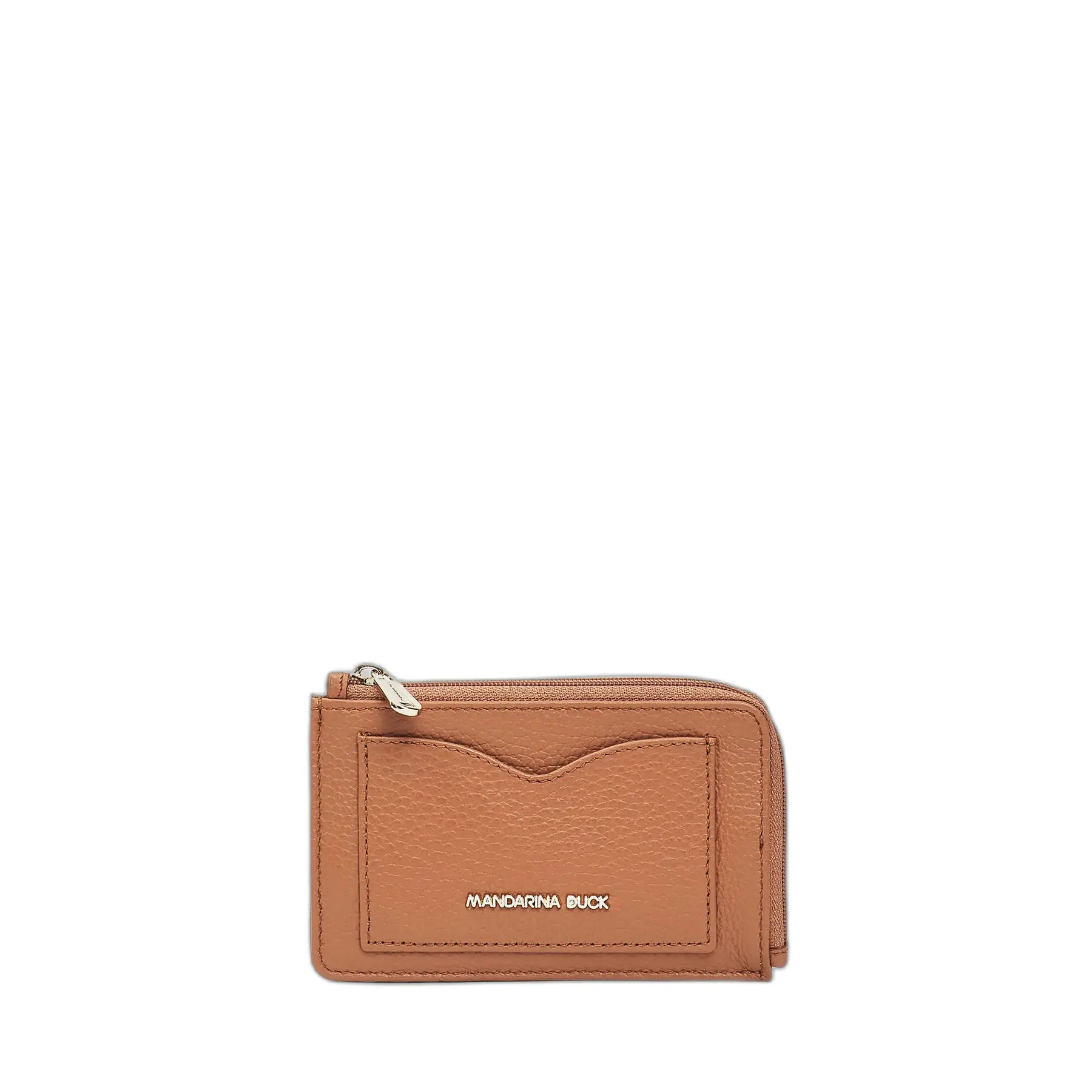 Mandarina Duck Unisex Marron Soft Leather Card Holder
