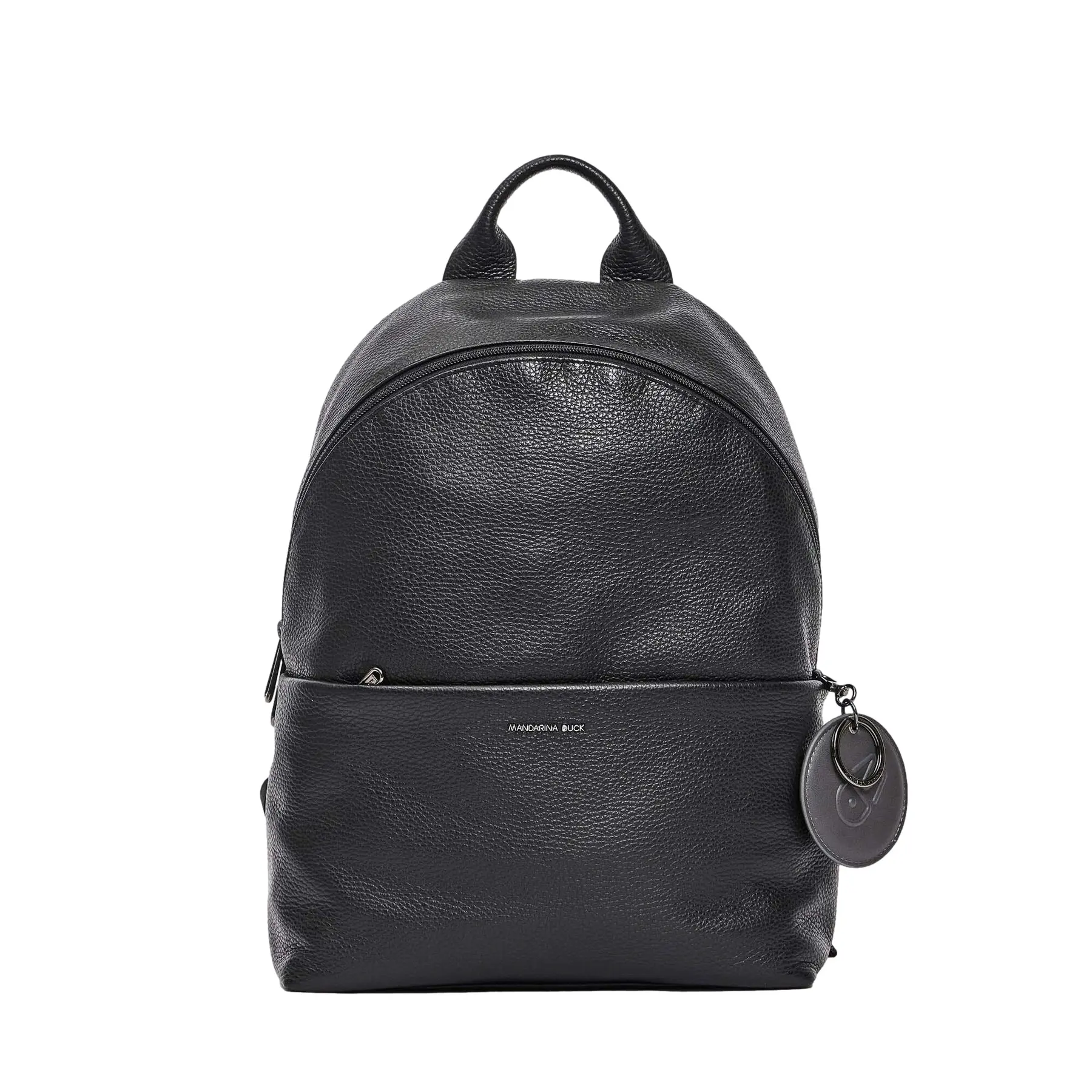 Mandarina Duck Noir Leather Backpack Woman Mellow