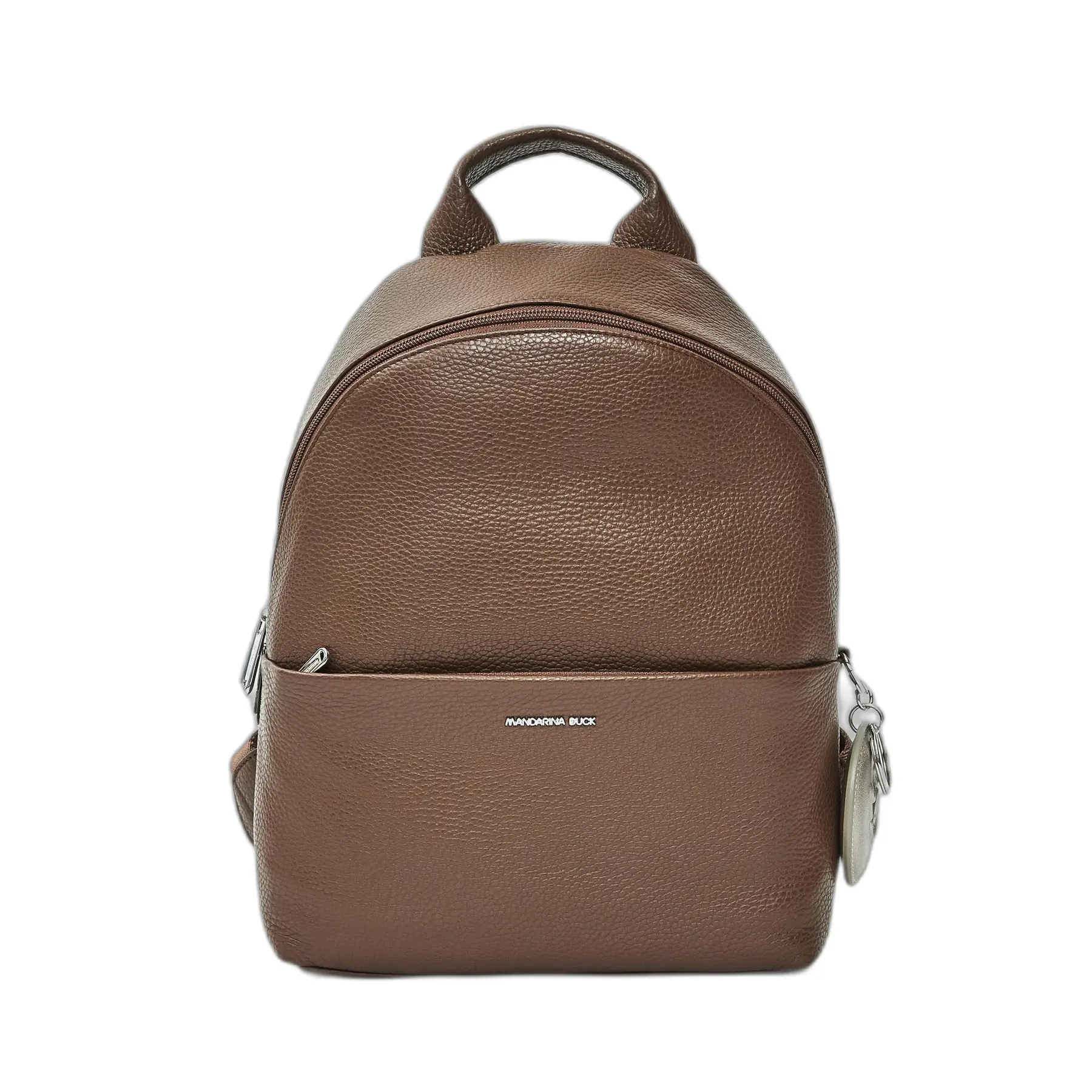 Mandarina Duck Unisex Marron Soft Leather Backpack M