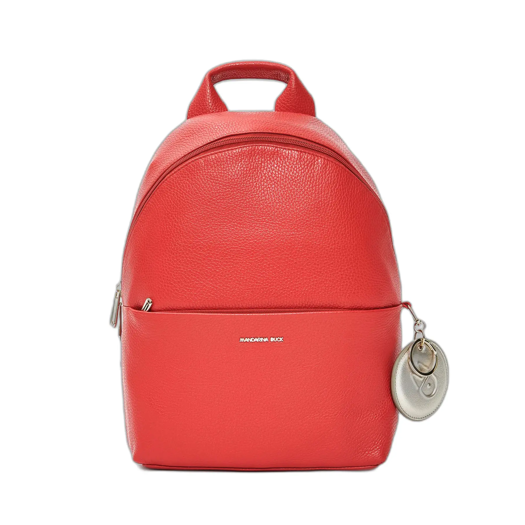Mandarina Duck Unisex Rouge Soft Leather Backpack M