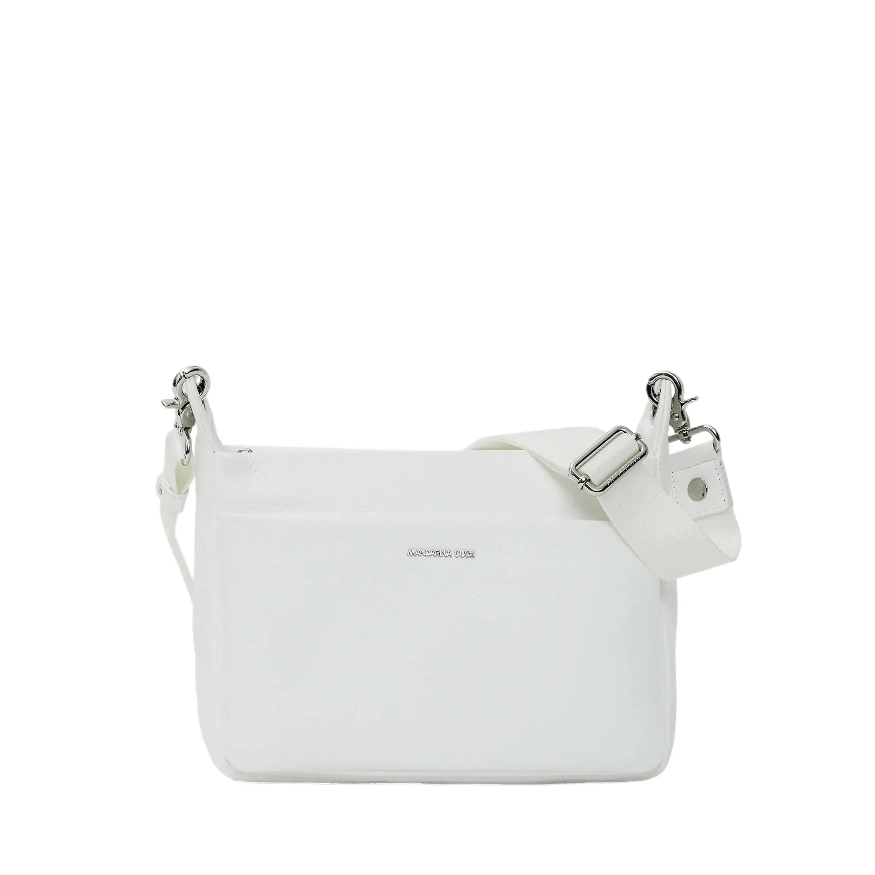 Mandarina Duck Unisex Blanc Square Pattern Shoulder Bag Mellow