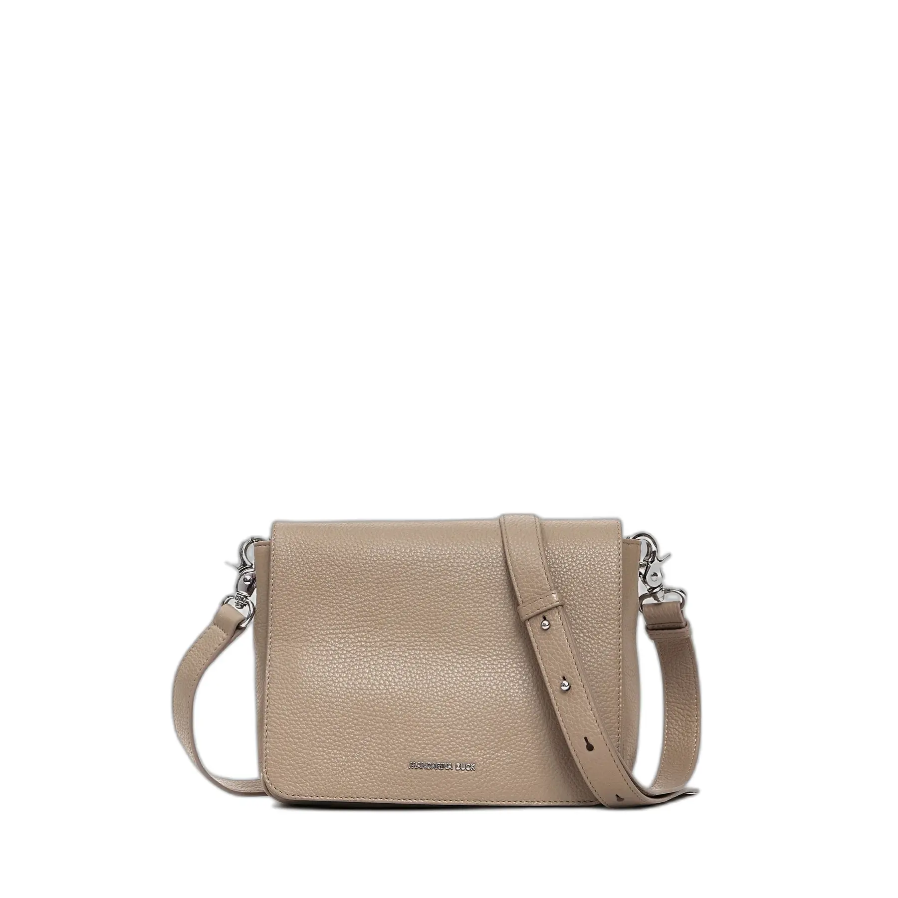 Mandarina Duck Unisex Beige Shoulder Bag Hunting Mellow