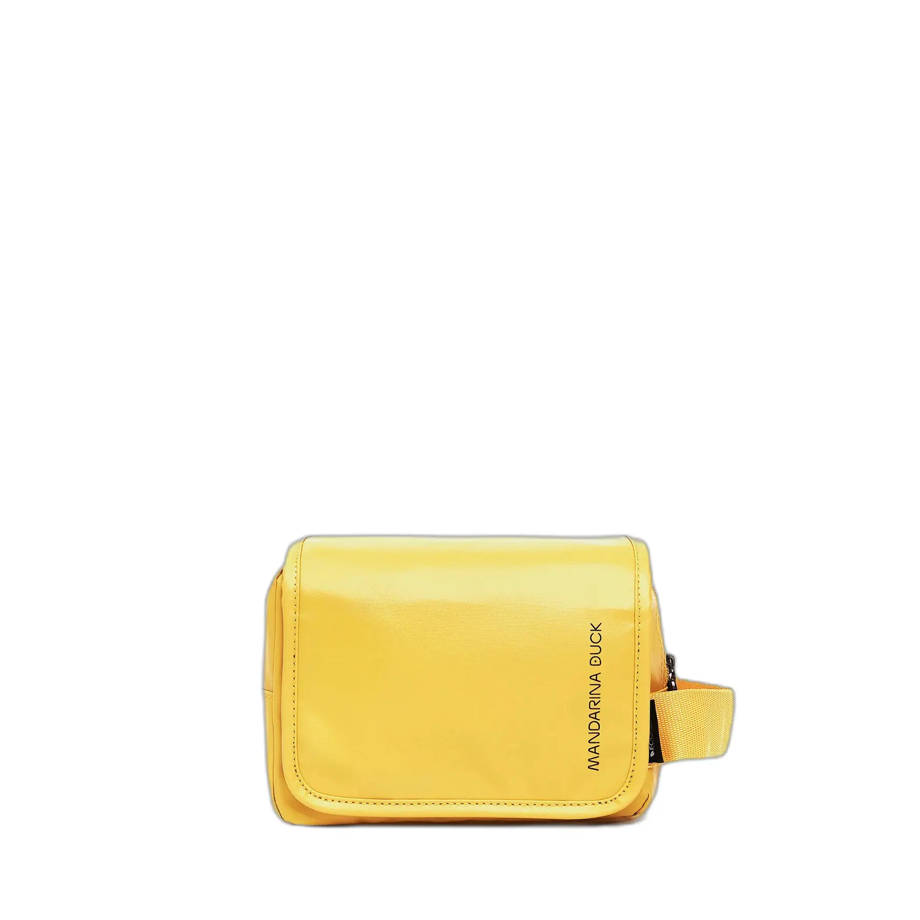 Mandarina Duck Unisex Jaune Toiletry Bag With Magnetic Flap Eco Coated