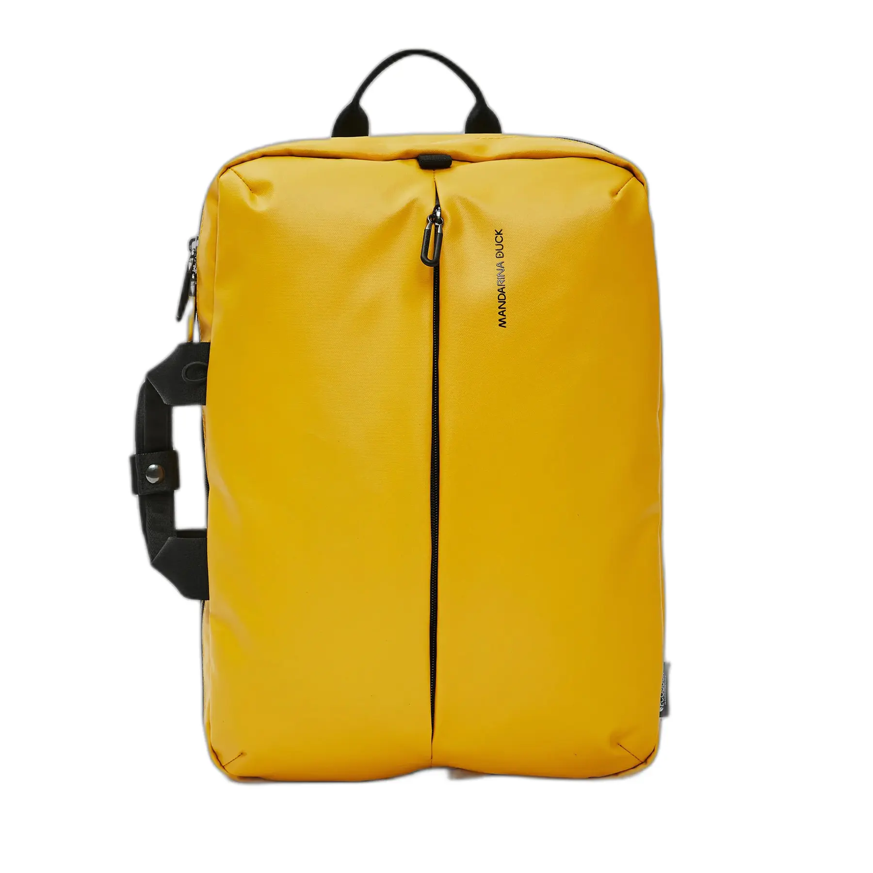 Mandarina Duck Unisex Jaune Multifunction Laptop Backpack Eco Coated