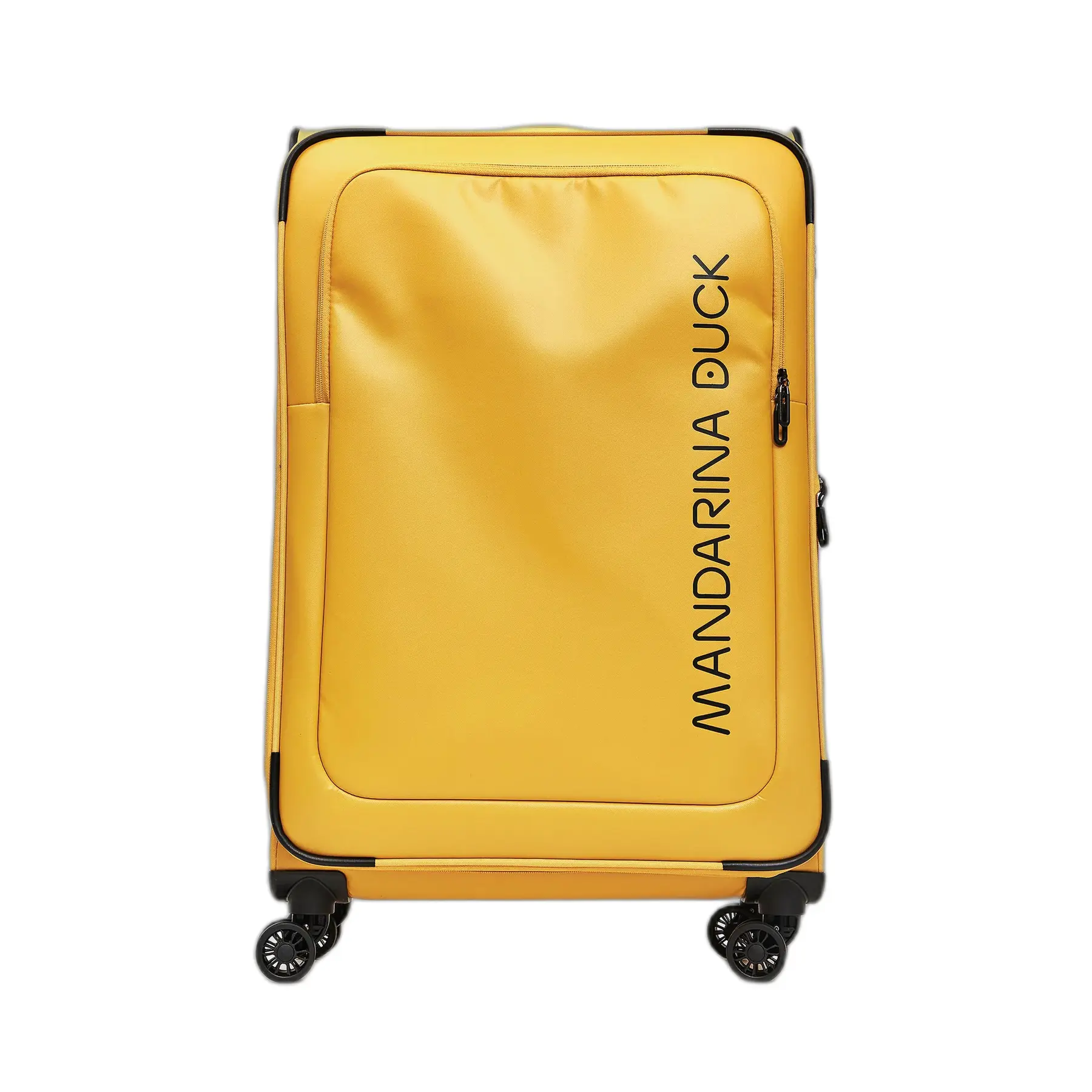 Mandarina Duck Unisex Jaune Large Flexible Expanding Trolley Bag Eco Coated