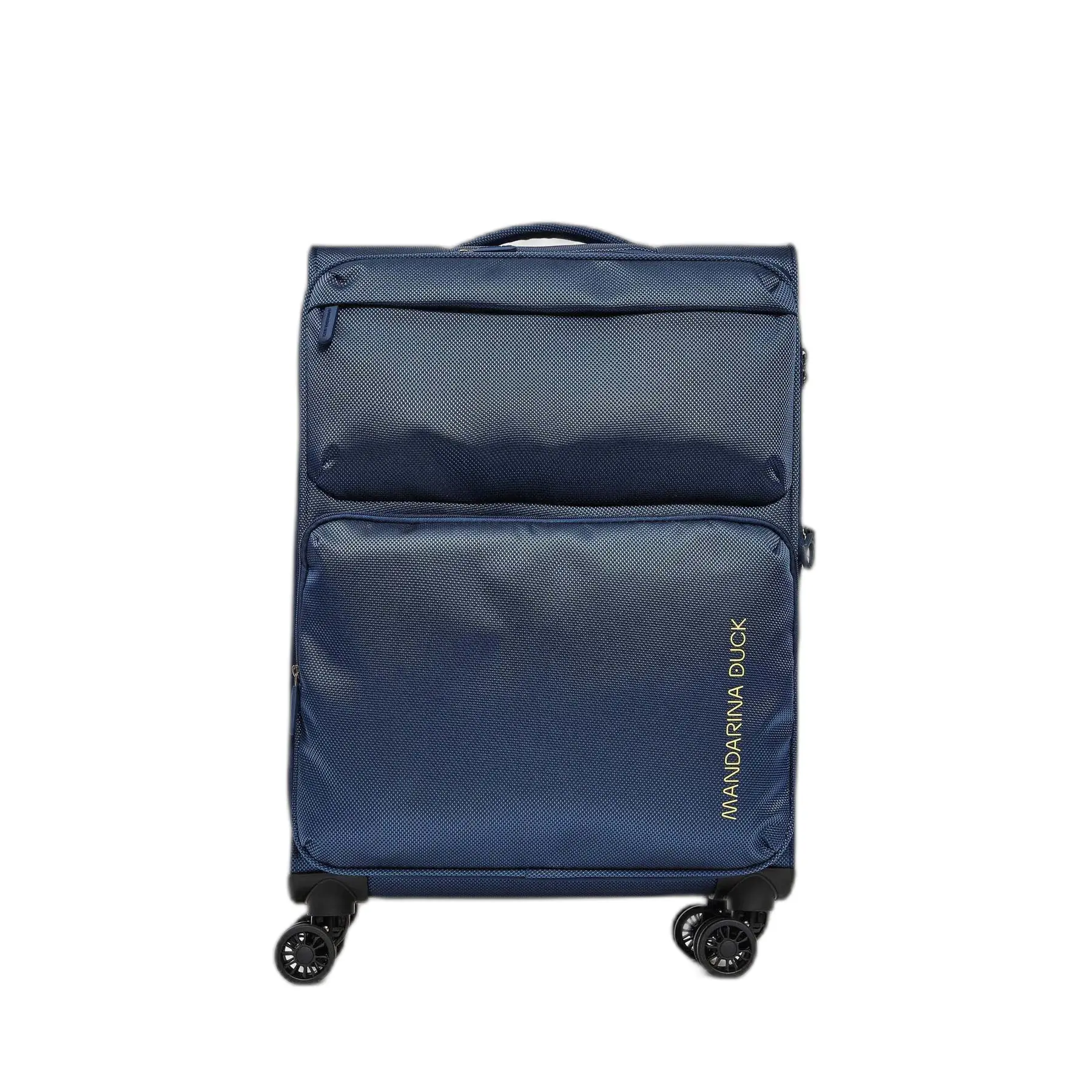 Mandarina Duck Unisex Bleu Medium Soft Expandable Trolley Bag Zephyr