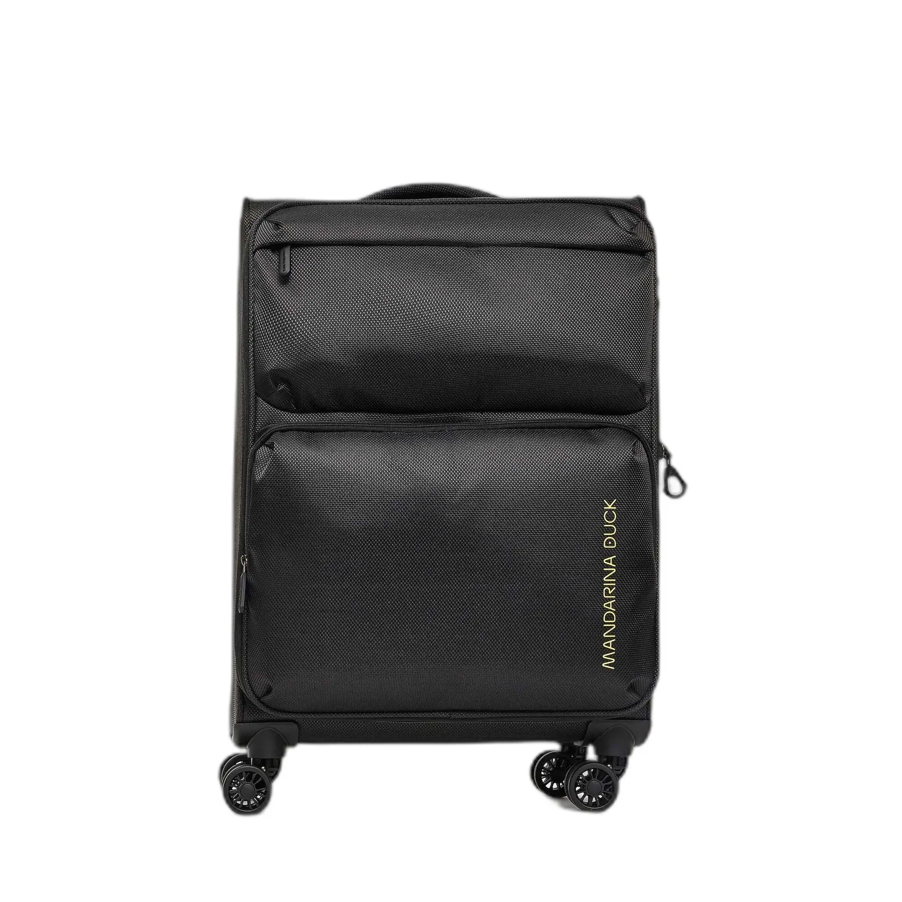 Mandarina Duck Unisex Noir Medium Soft Expandable Trolley Bag Zephyr